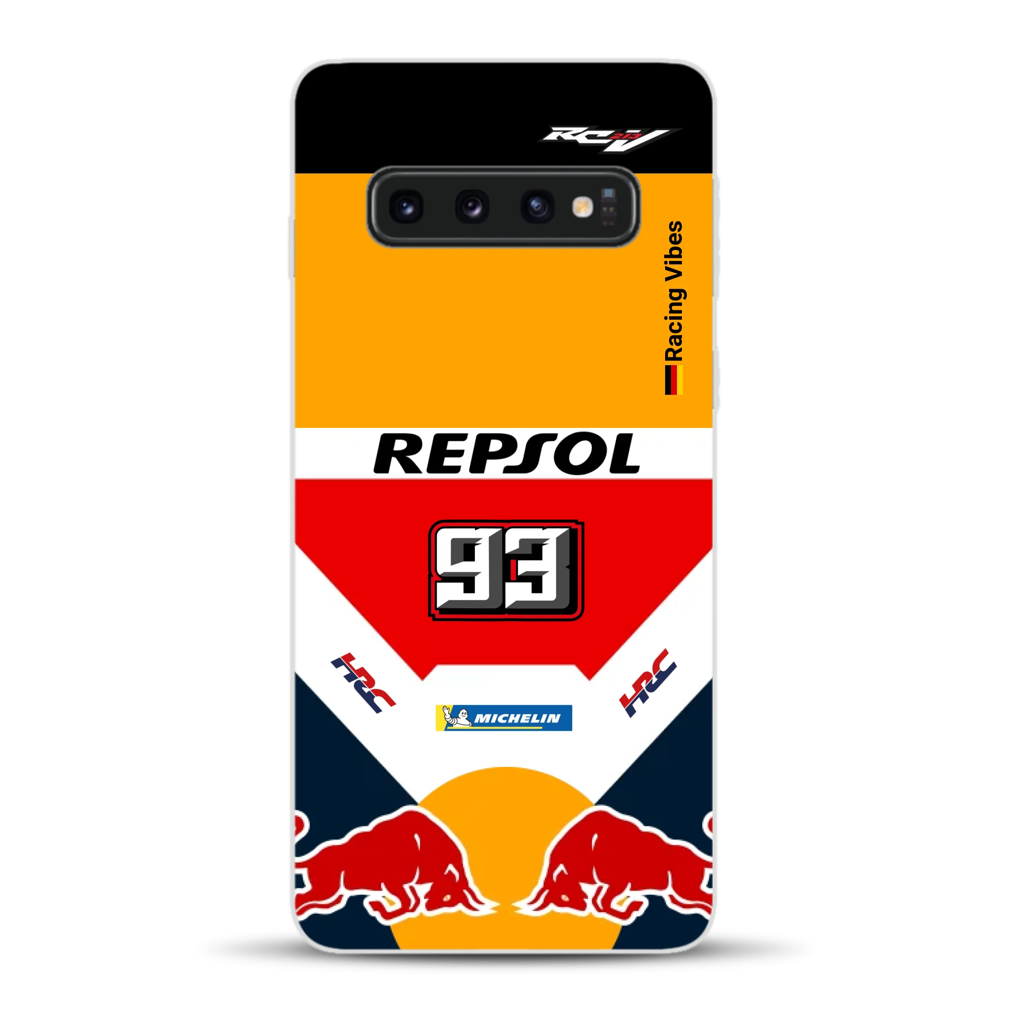 RC213V MotoGP Marc Márquez 2019 Champion Livery - Custodia per cellulare personalizzata per Samsung