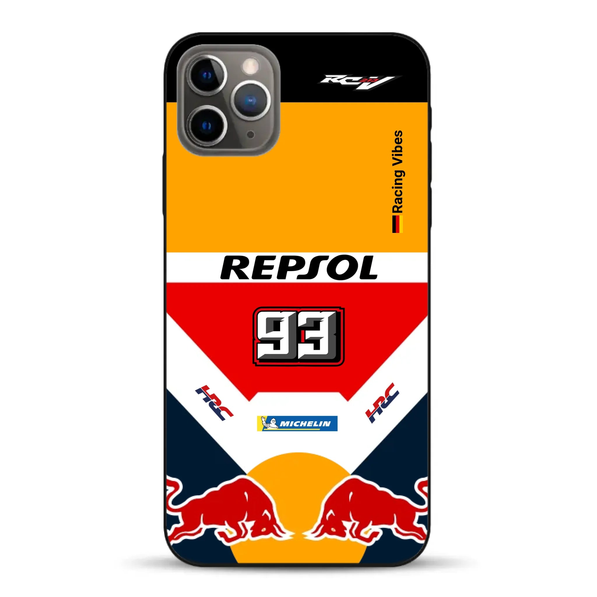RC213V MotoGP Marc Márquez 2019 Champion Livery - Custom phone case for iPhone