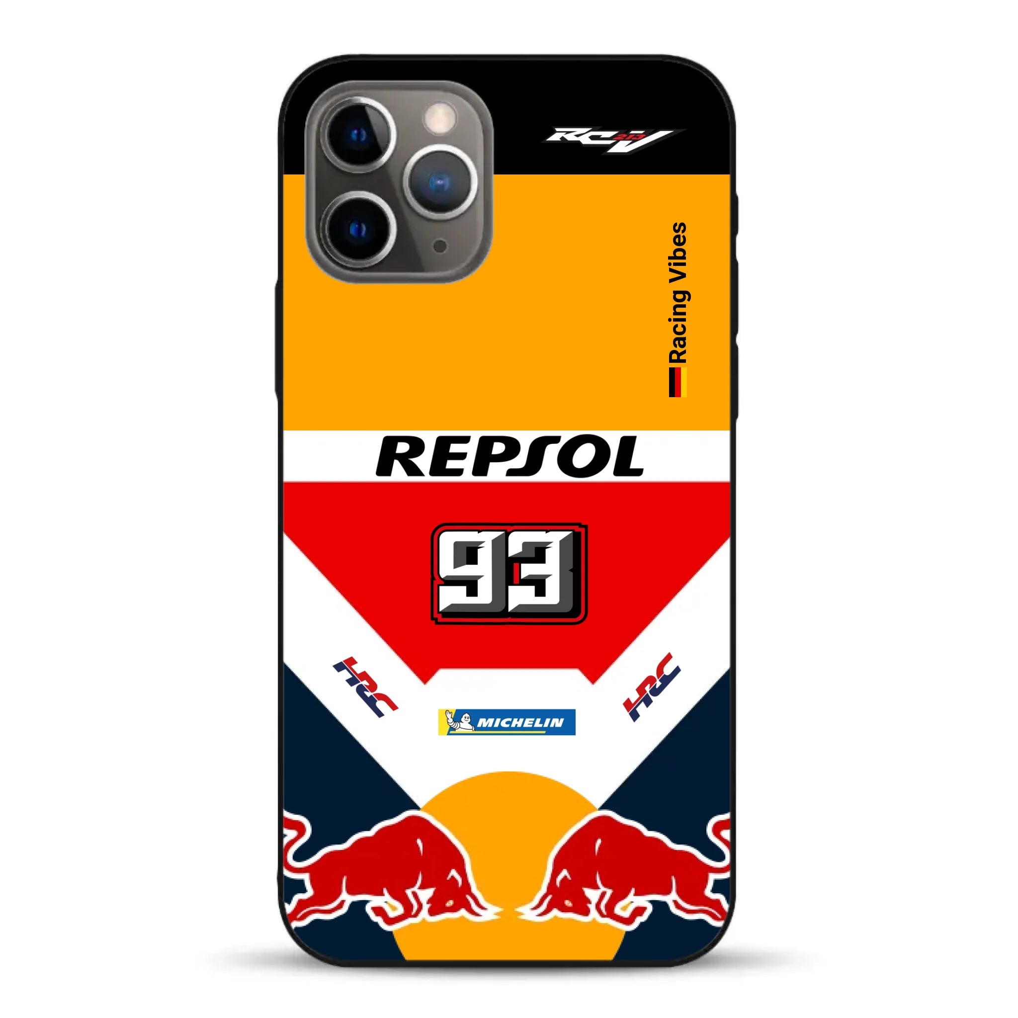 RC213V MotoGP Marc Márquez 2019 Champion Livery - Custom phone case for iPhone