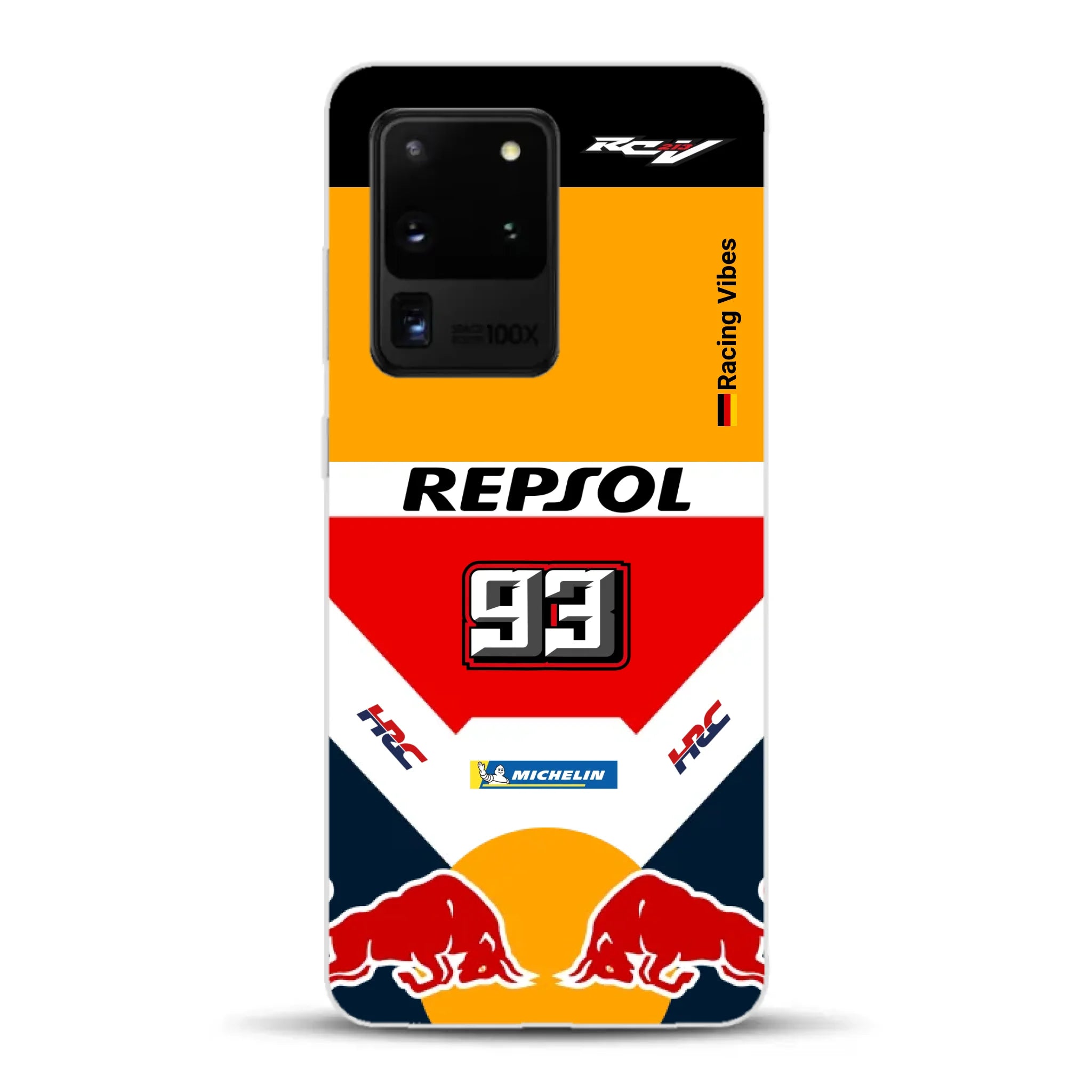 RC213V MotoGP Marc Márquez 2019 Champion Livery - Custodia per cellulare personalizzata per Samsung