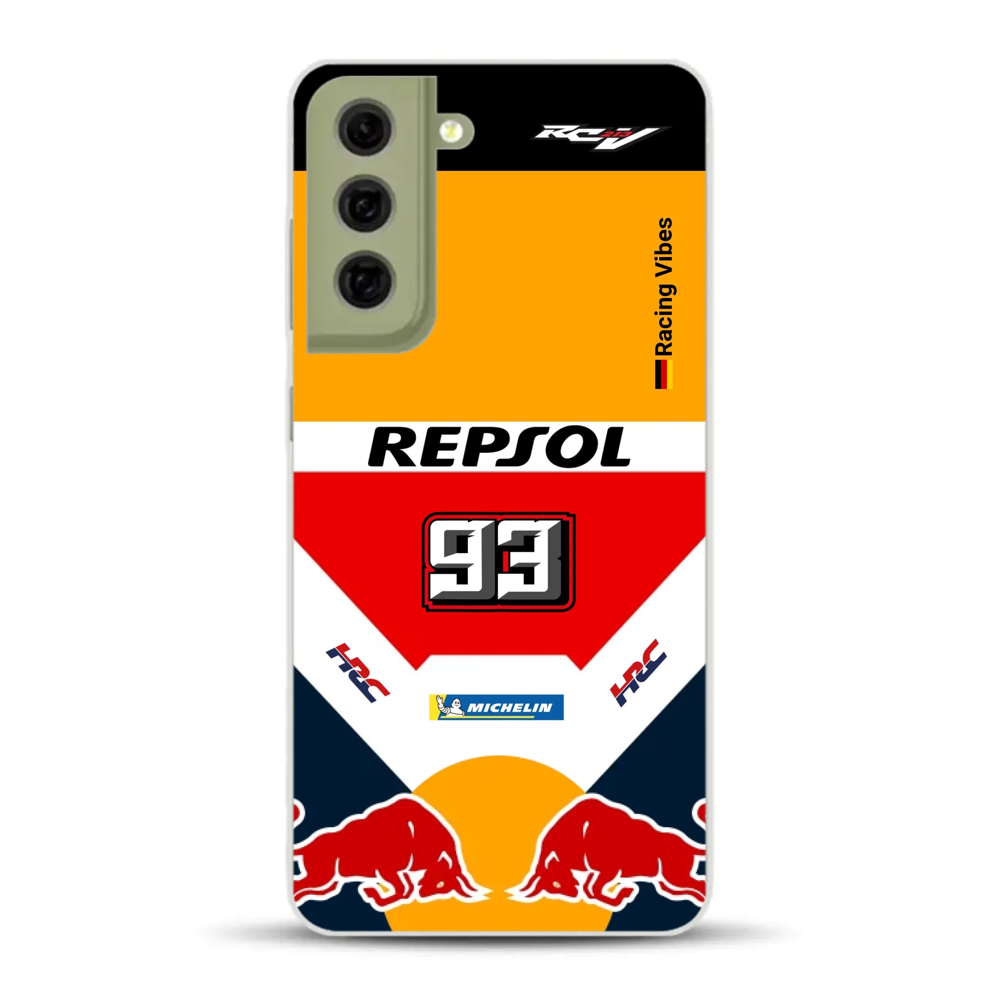 RC213V MotoGP Marc Márquez 2019 Champion Livery - Custodia per cellulare personalizzata per Samsung