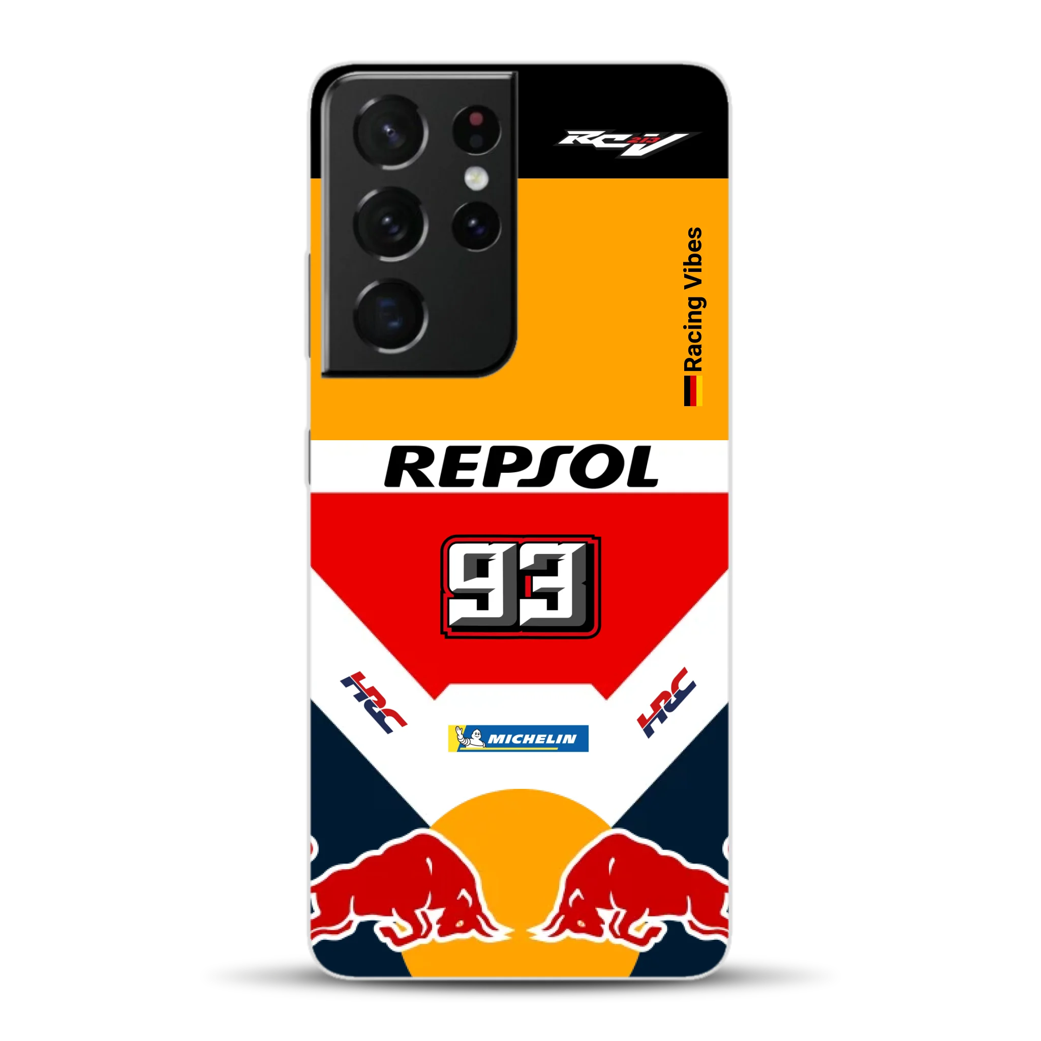 RC213V MotoGP Marc Márquez 2019 Champion Livery - Custodia per cellulare personalizzata per Samsung