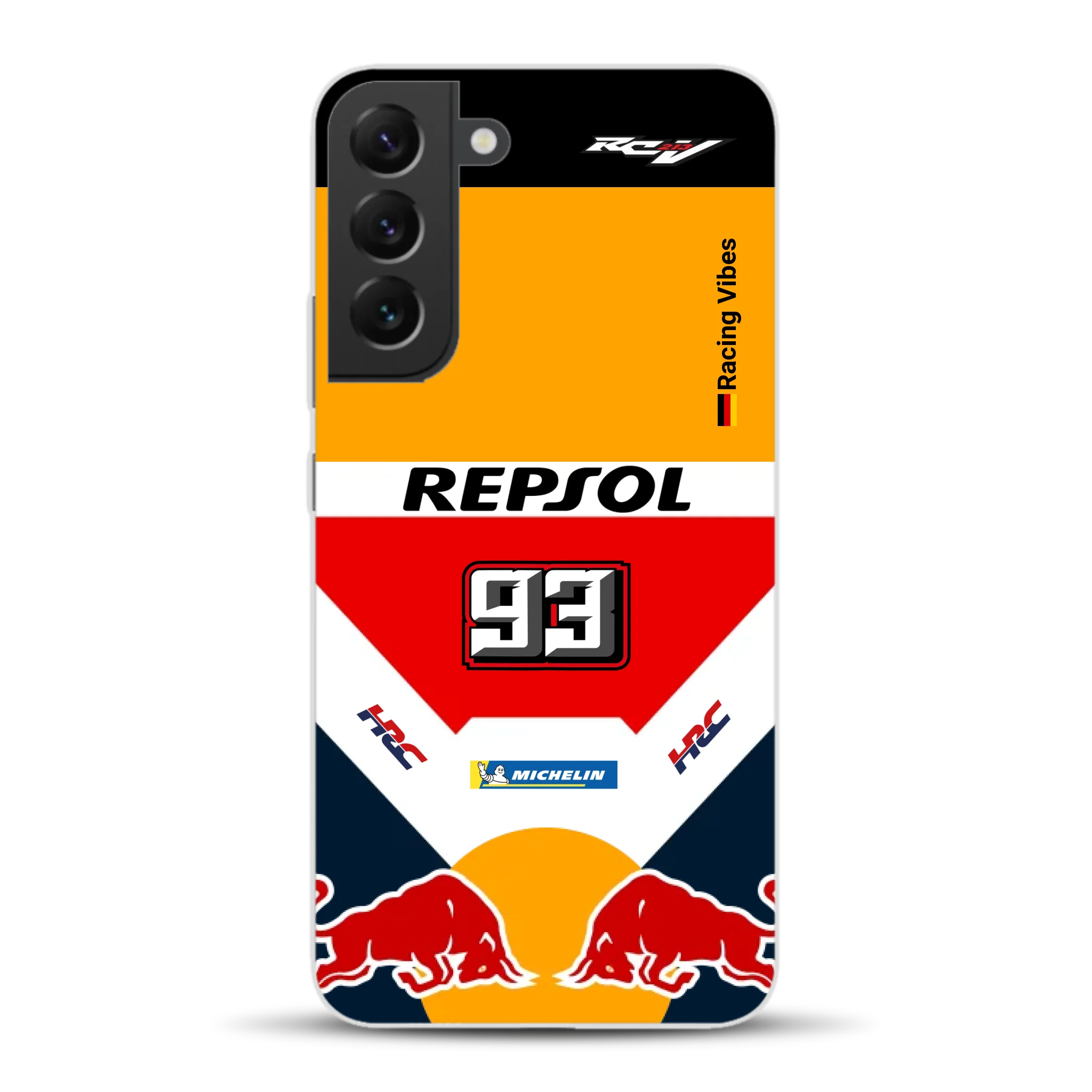 RC213V MotoGP Marc Márquez 2019 Champion Livery - Custodia per cellulare personalizzata per Samsung