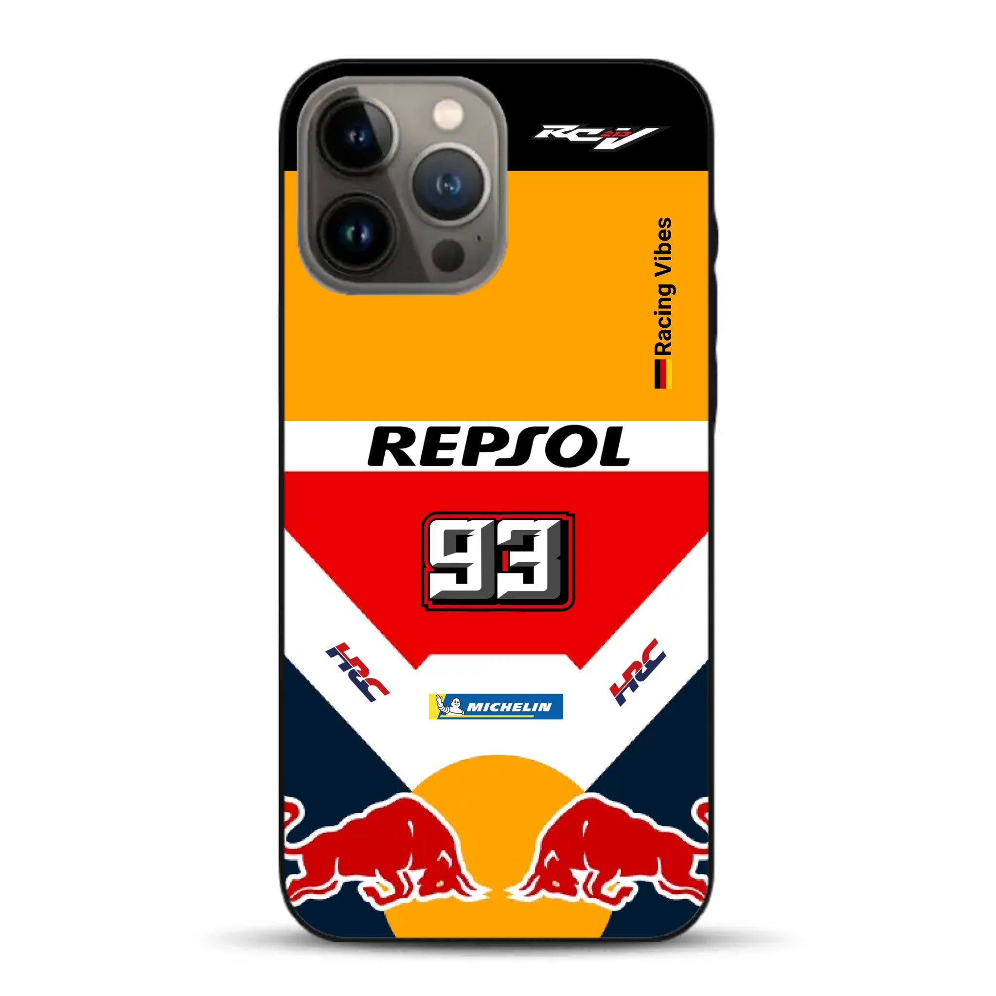 RC213V MotoGP Marc Márquez 2019 Champion Livery - Custom phone case for iPhone