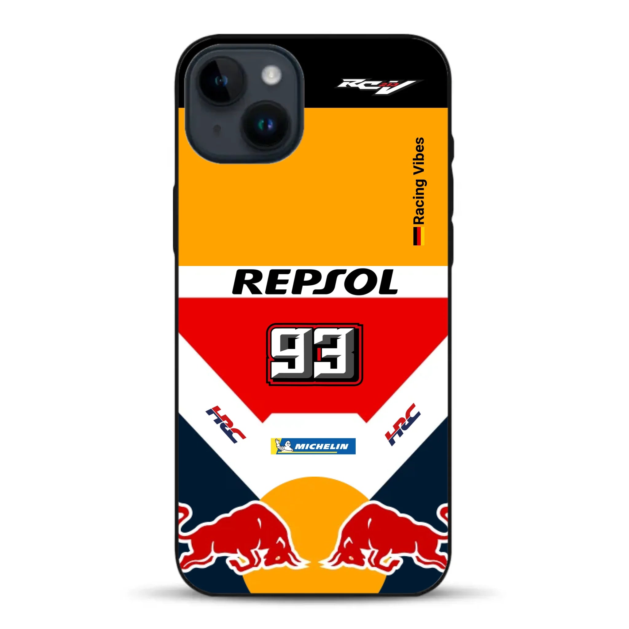 RC213V MotoGP Marc Márquez 2019 Champion Livery - Custom phone case for iPhone