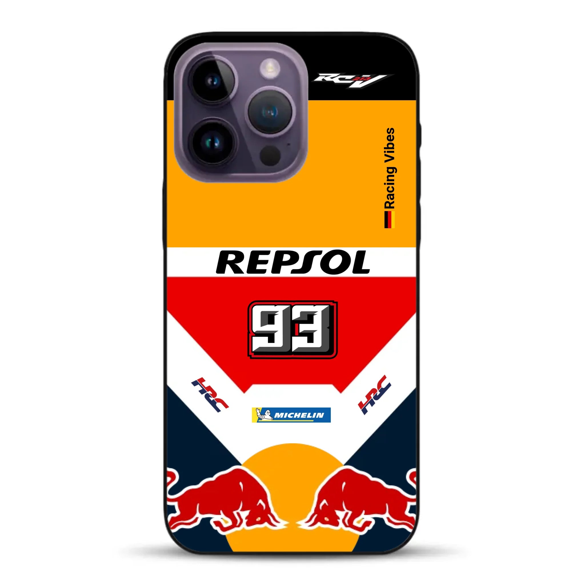 RC213V MotoGP Marc Márquez 2019 Champion Livery - Individuelle Handyhülle für iPhone