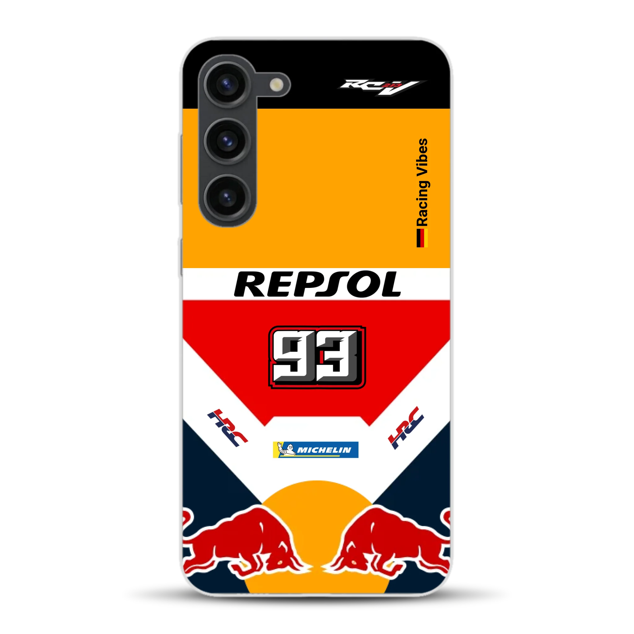 RC213V MotoGP Marc Márquez 2019 Champion Livery - Custodia per cellulare personalizzata per Samsung