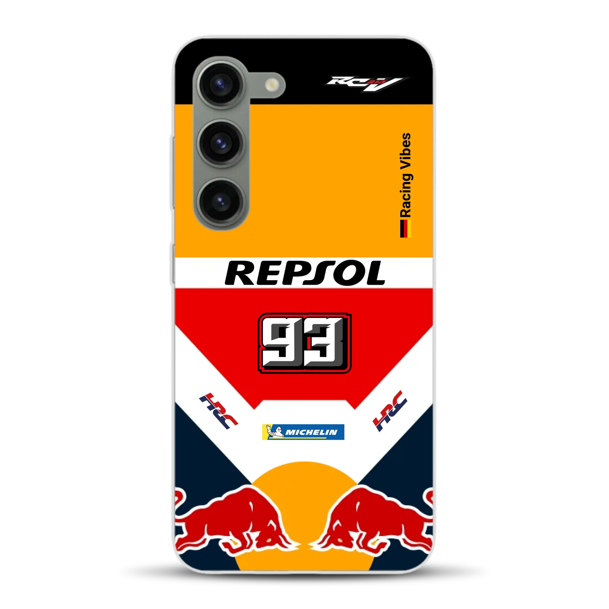 RC213V MotoGP Marc Márquez 2019 Champion Livery - Custodia per cellulare personalizzata per Samsung