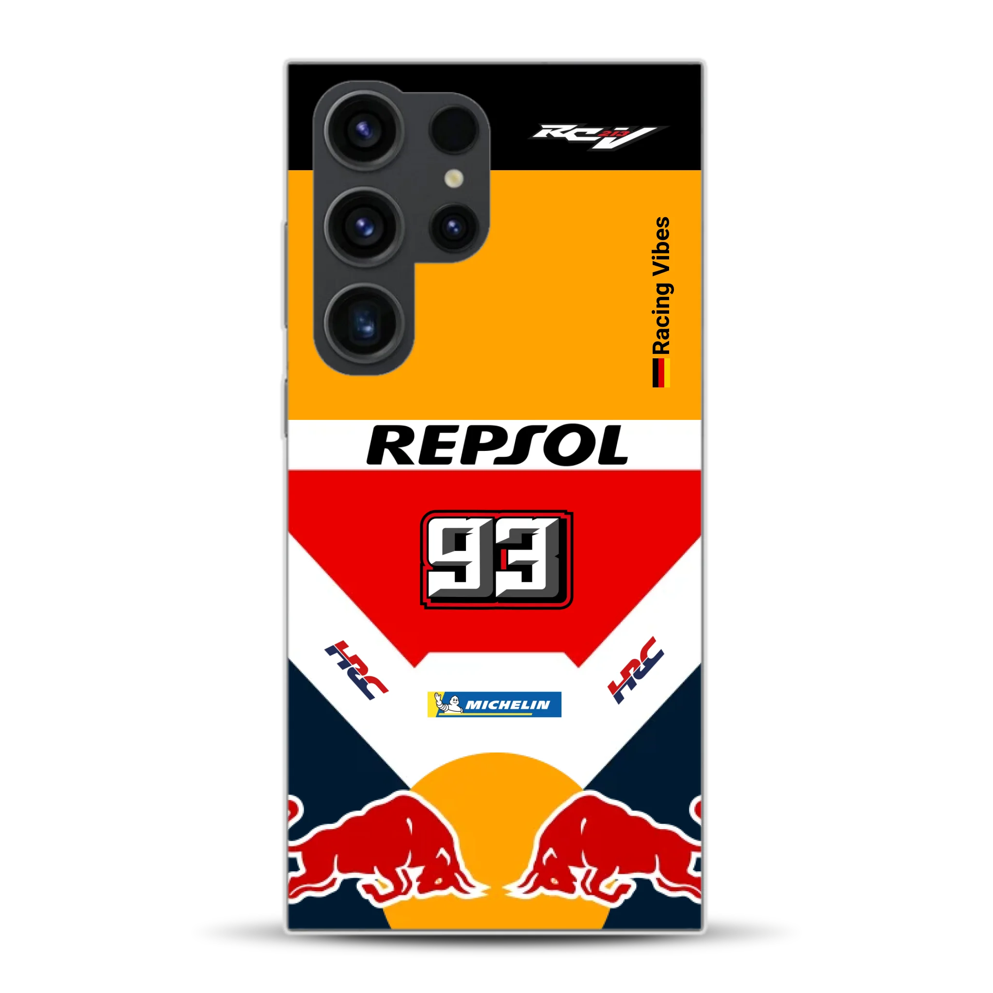 RC213V MotoGP Marc Márquez 2019 Champion Livery - Custodia per cellulare personalizzata per Samsung