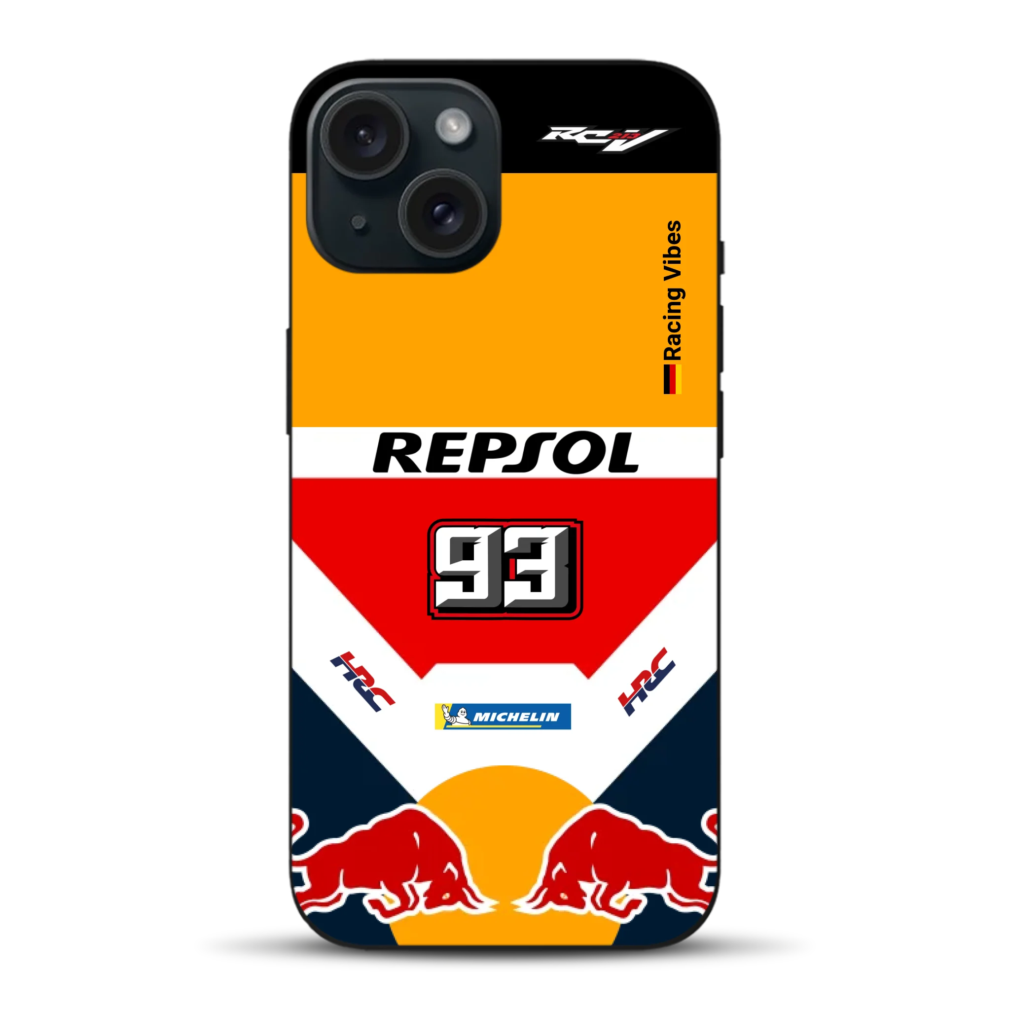 RC213V MotoGP Marc Márquez 2019 Champion Livery - Individuelle Handyhülle für iPhone