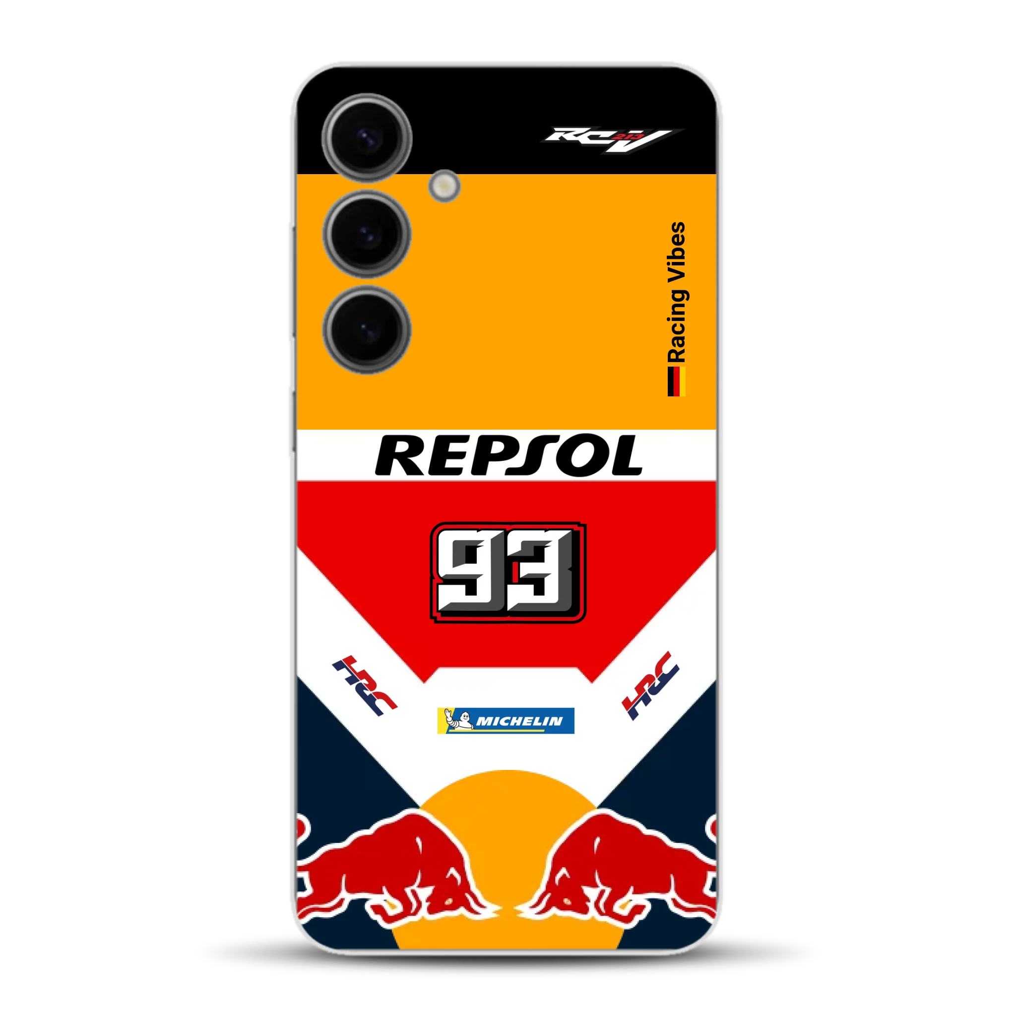 RC213V MotoGP Marc Márquez 2019 Champion Livery - Custodia per cellulare personalizzata per Samsung