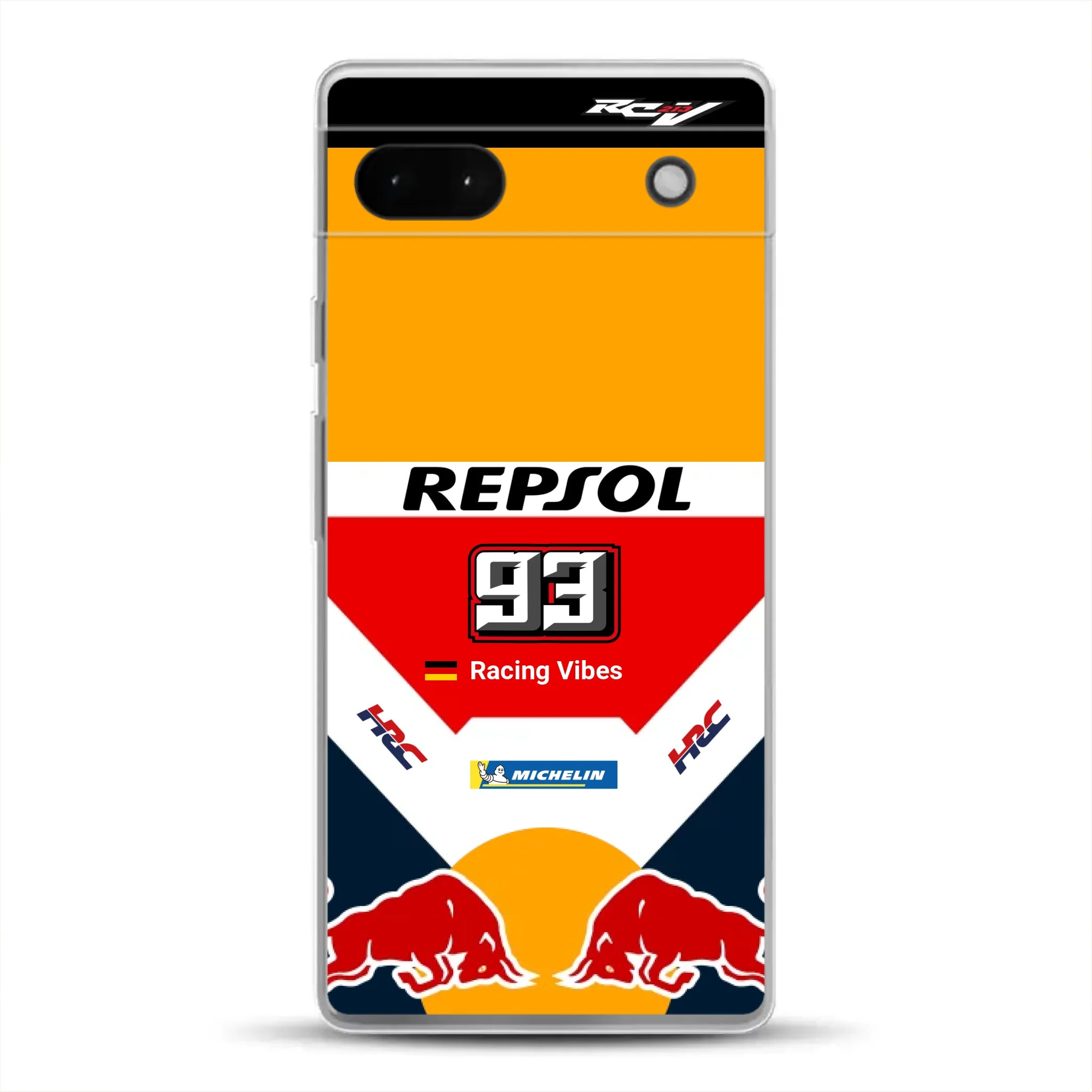 RC213V MotoGP Marc Márquez 2019 Champion Livery - Individuelle Handyhülle für Google