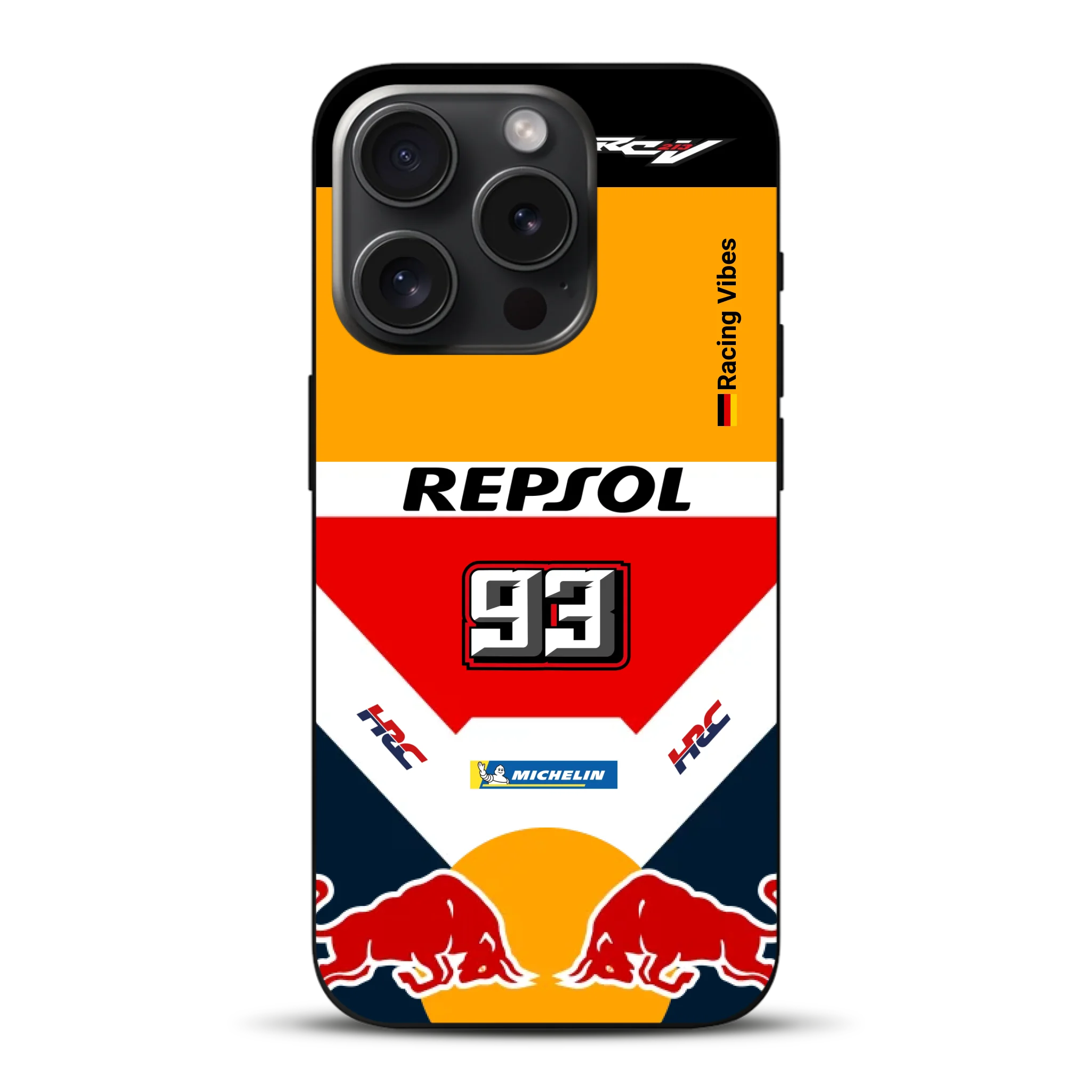 RC213V MotoGP Marc Márquez 2019 Champion Livery - Custom phone case for iPhone