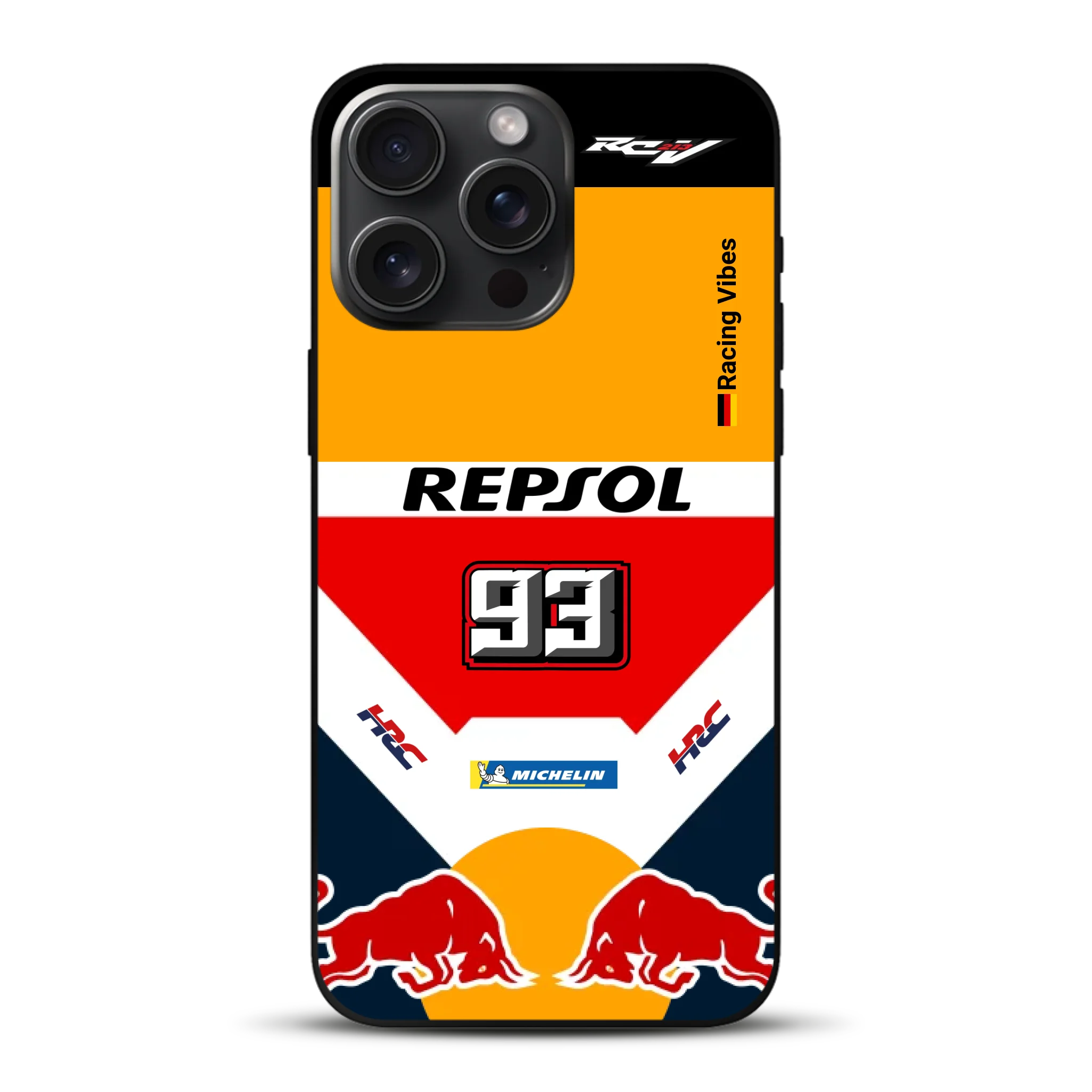 RC213V MotoGP Marc Márquez 2019 Champion Livery - Custom phone case for iPhone