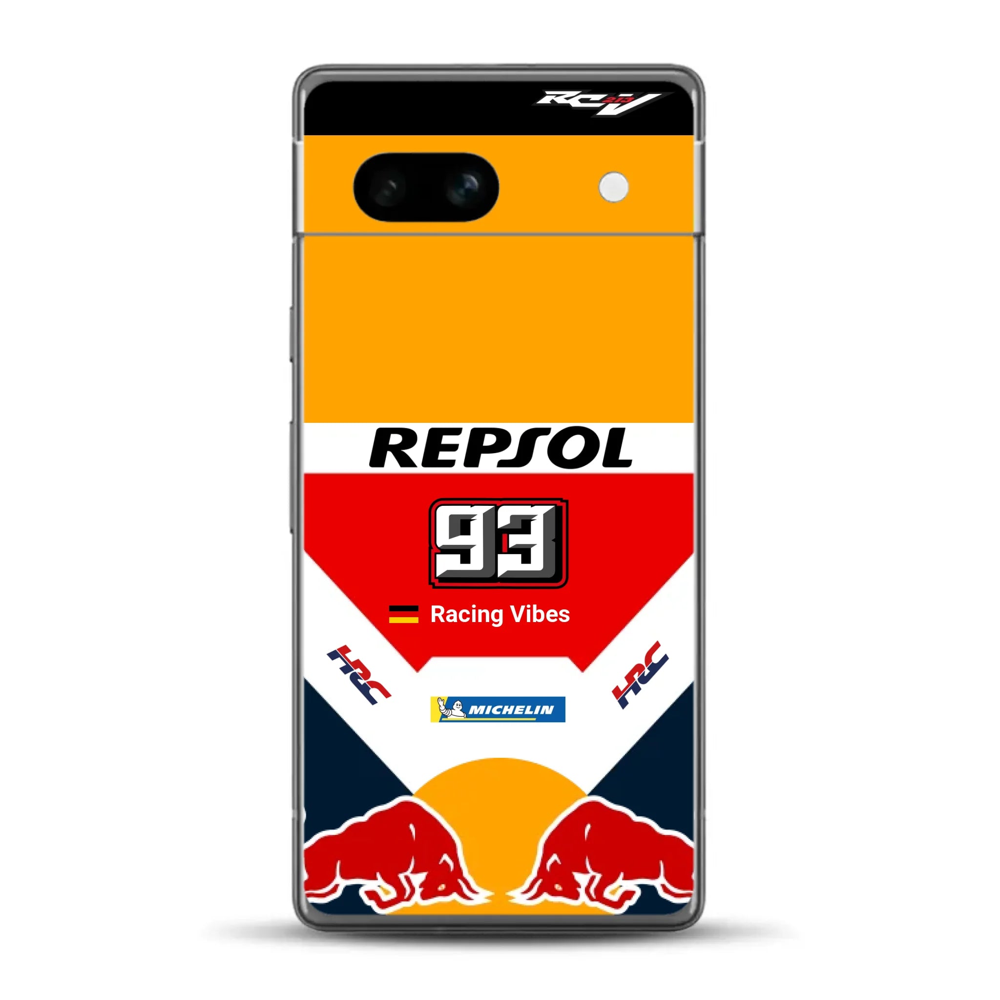 RC213V MotoGP Marc Márquez 2019 Champion Livery - Individuelle Handyhülle für Google