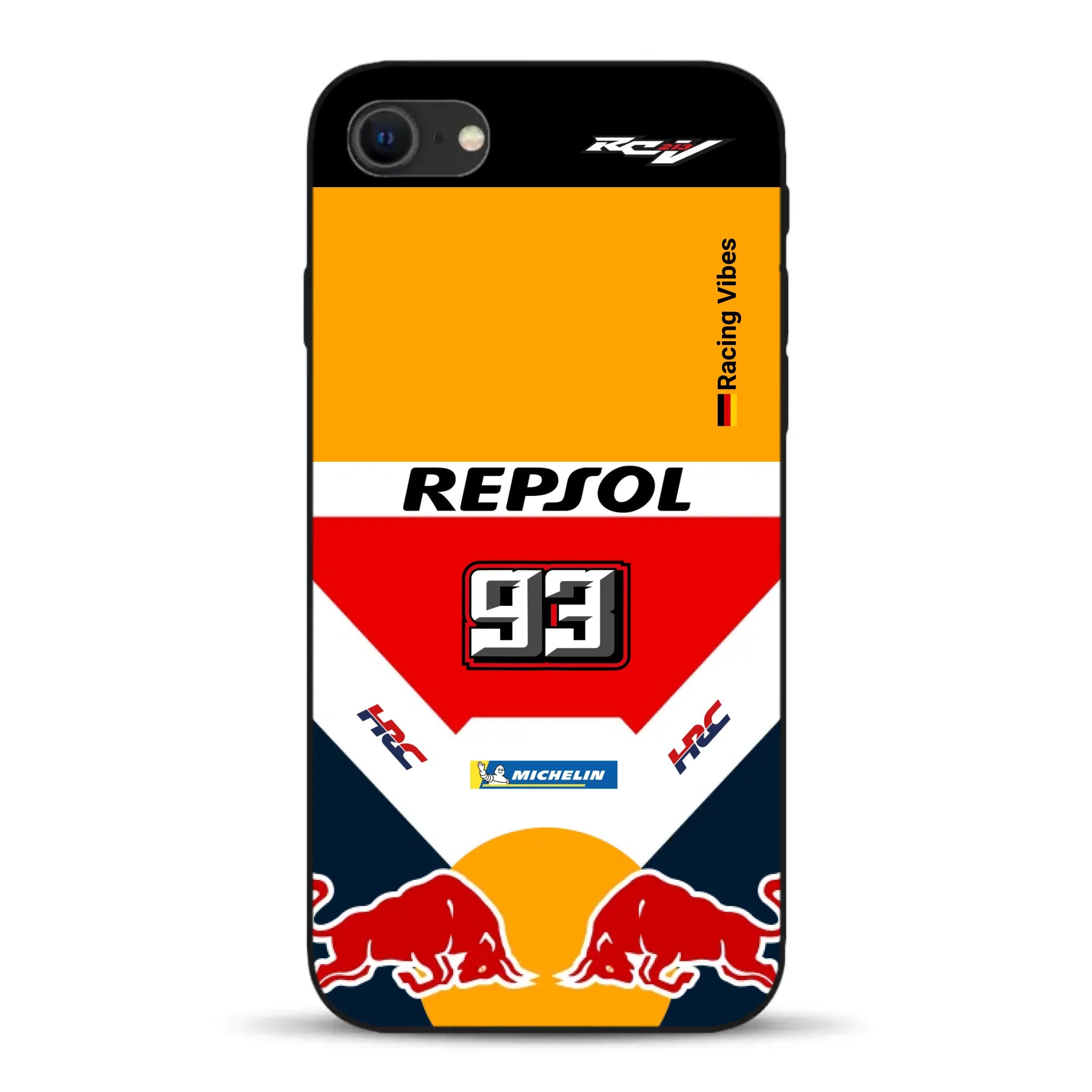 RC213V MotoGP Marc Márquez 2019 Champion Livery - Custom phone case for iPhone