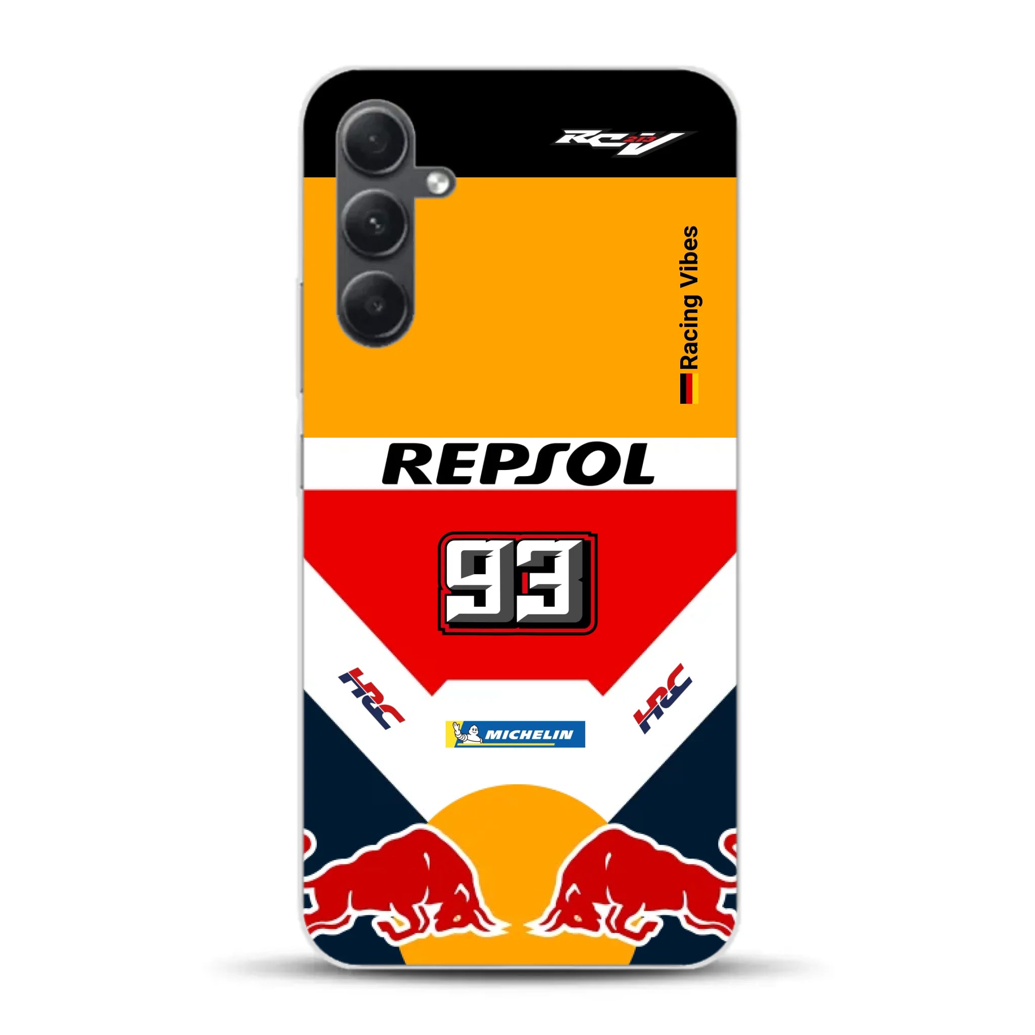 RC213V MotoGP Marc Márquez 2019 Champion Livery - Custodia per cellulare personalizzata per Samsung
