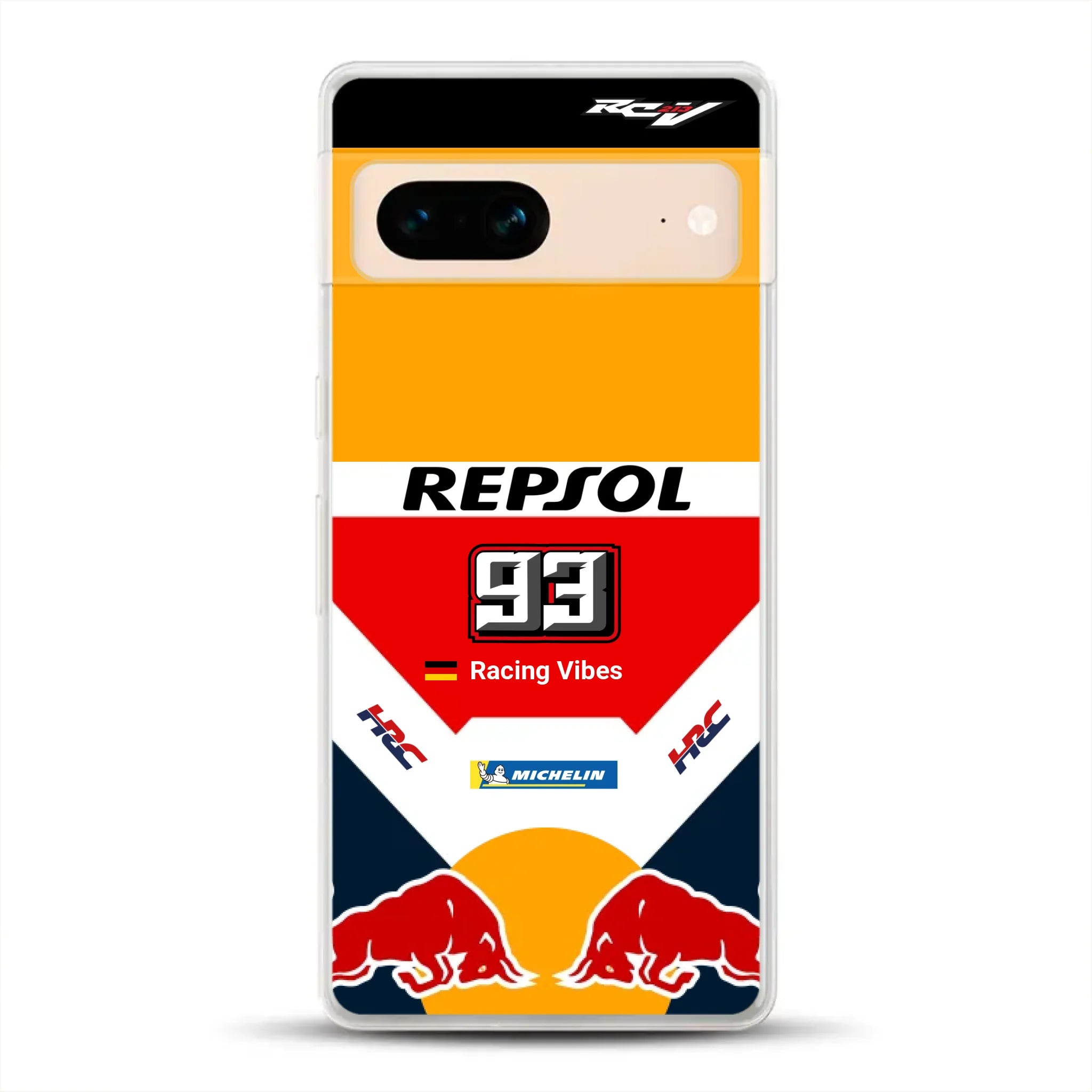 RC213V MotoGP Marc Márquez 2019 Champion Livery - Individuelle Handyhülle für Google
