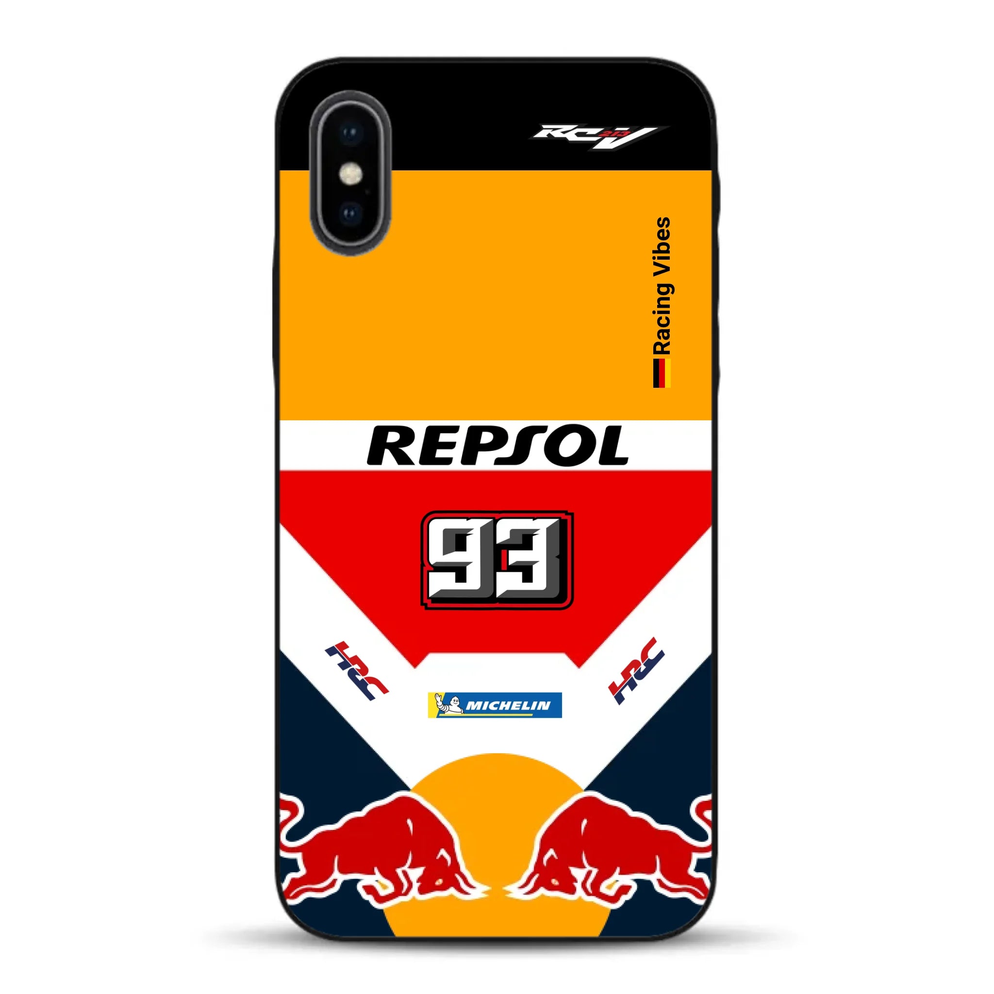 RC213V MotoGP Marc Márquez 2019 Champion Livery - Custom phone case for iPhone