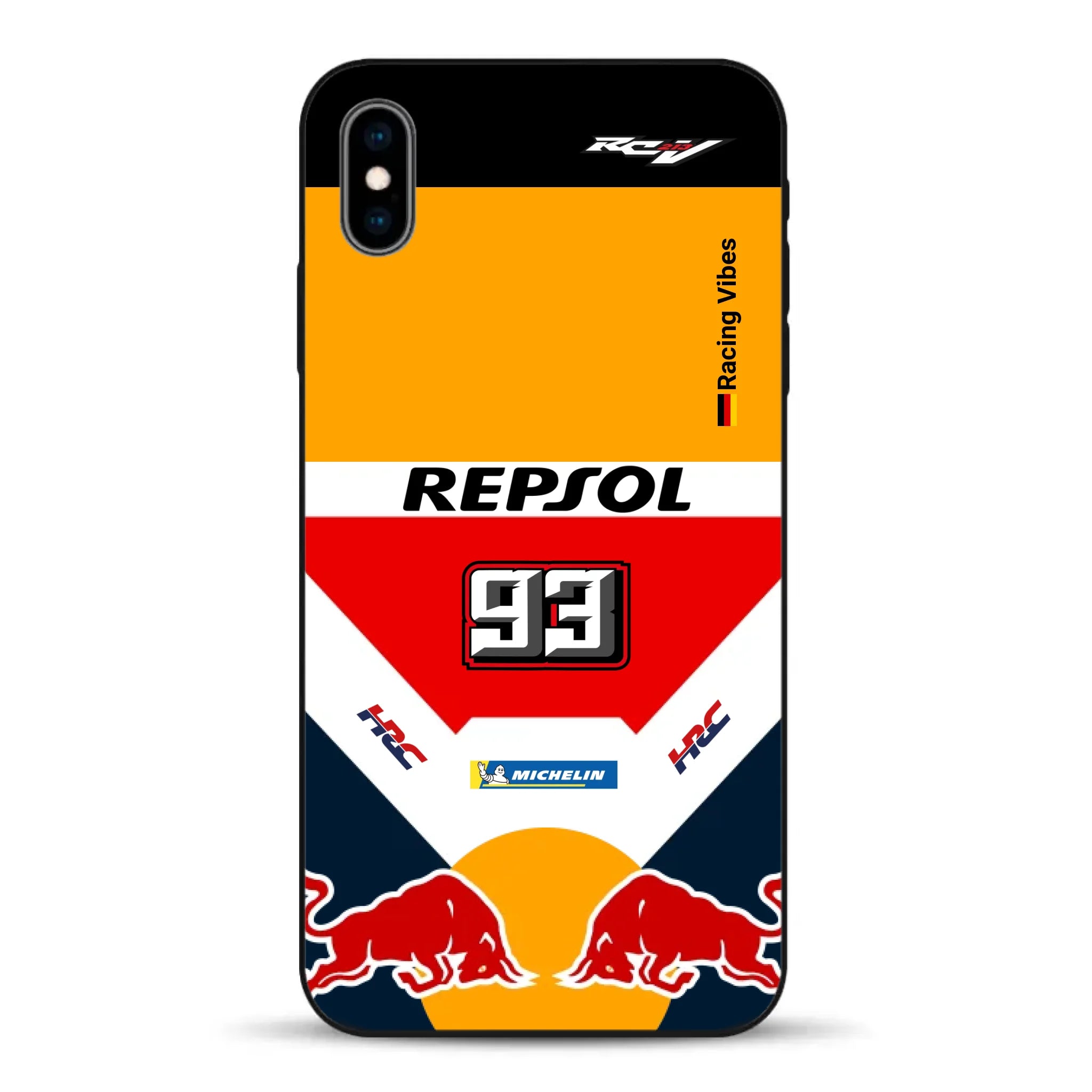 RC213V MotoGP Marc Márquez 2019 Champion Livery - Custom phone case for iPhone