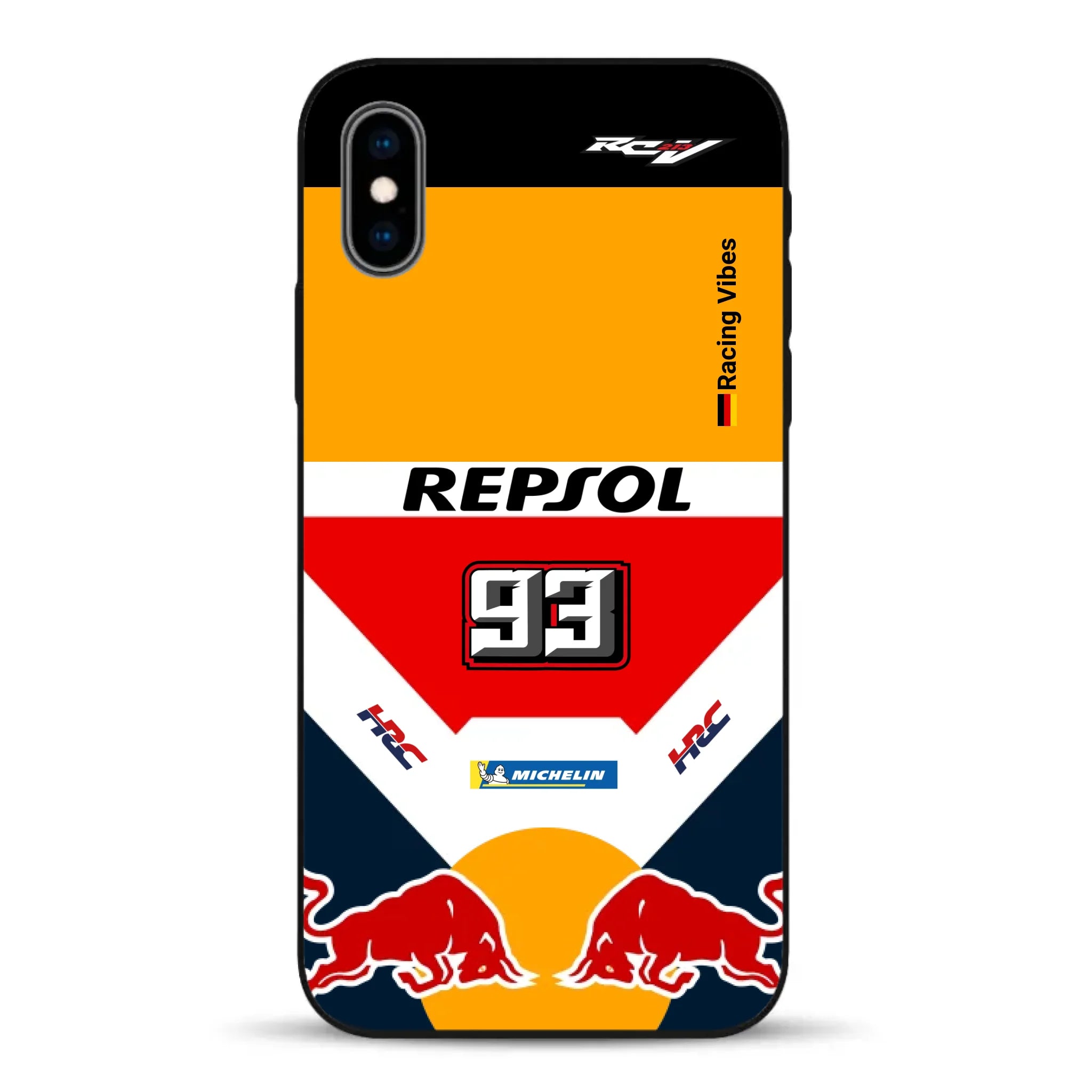RC213V MotoGP Marc Márquez 2019 Champion Livery - Custom phone case for iPhone