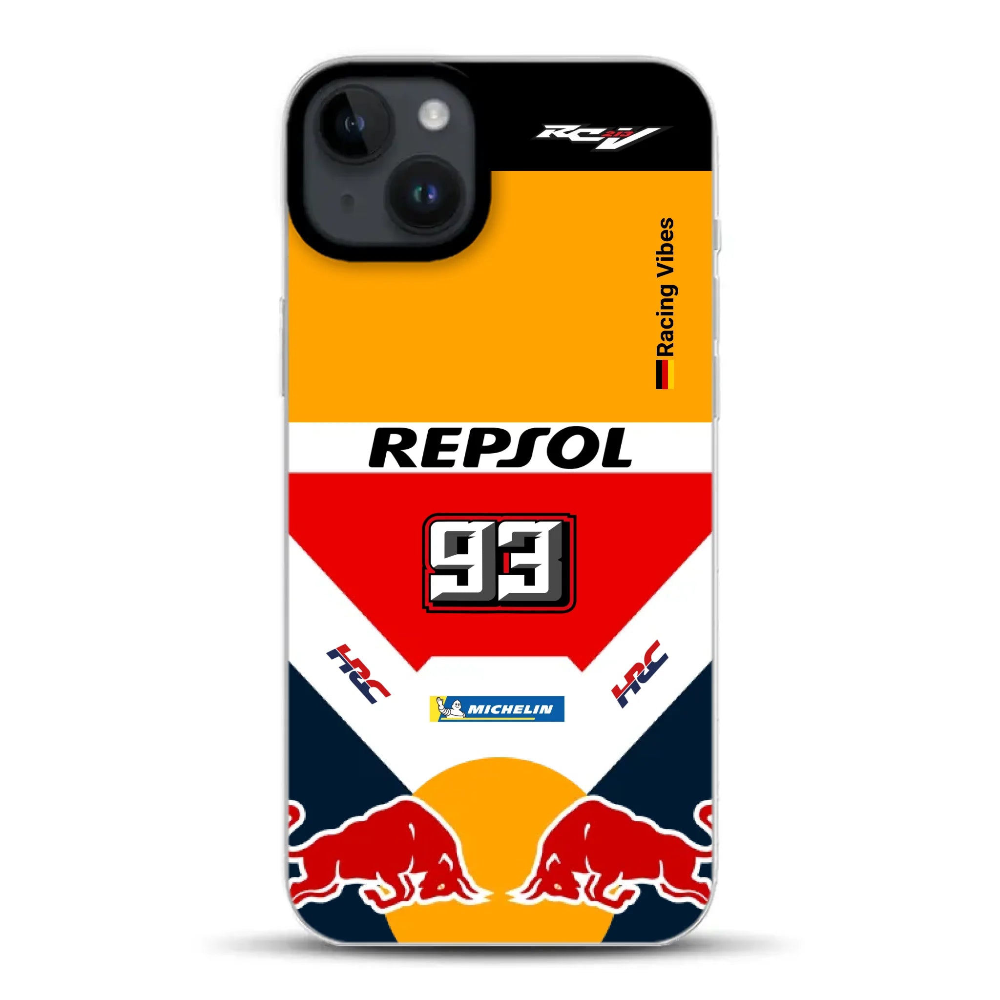 RC213V MotoGP Marc Márquez 2019 Champion Livery - Individuelle Handyhülle für iPhone