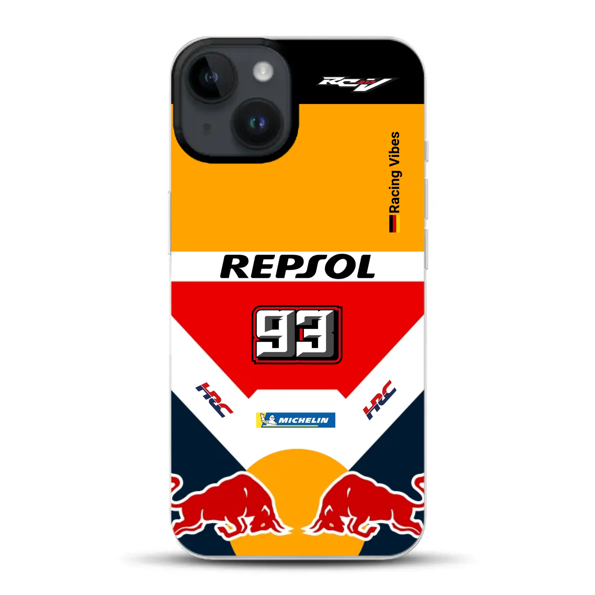 RC213V MotoGP Marc Márquez 2019 Champion Livery - Custom phone case for iPhone