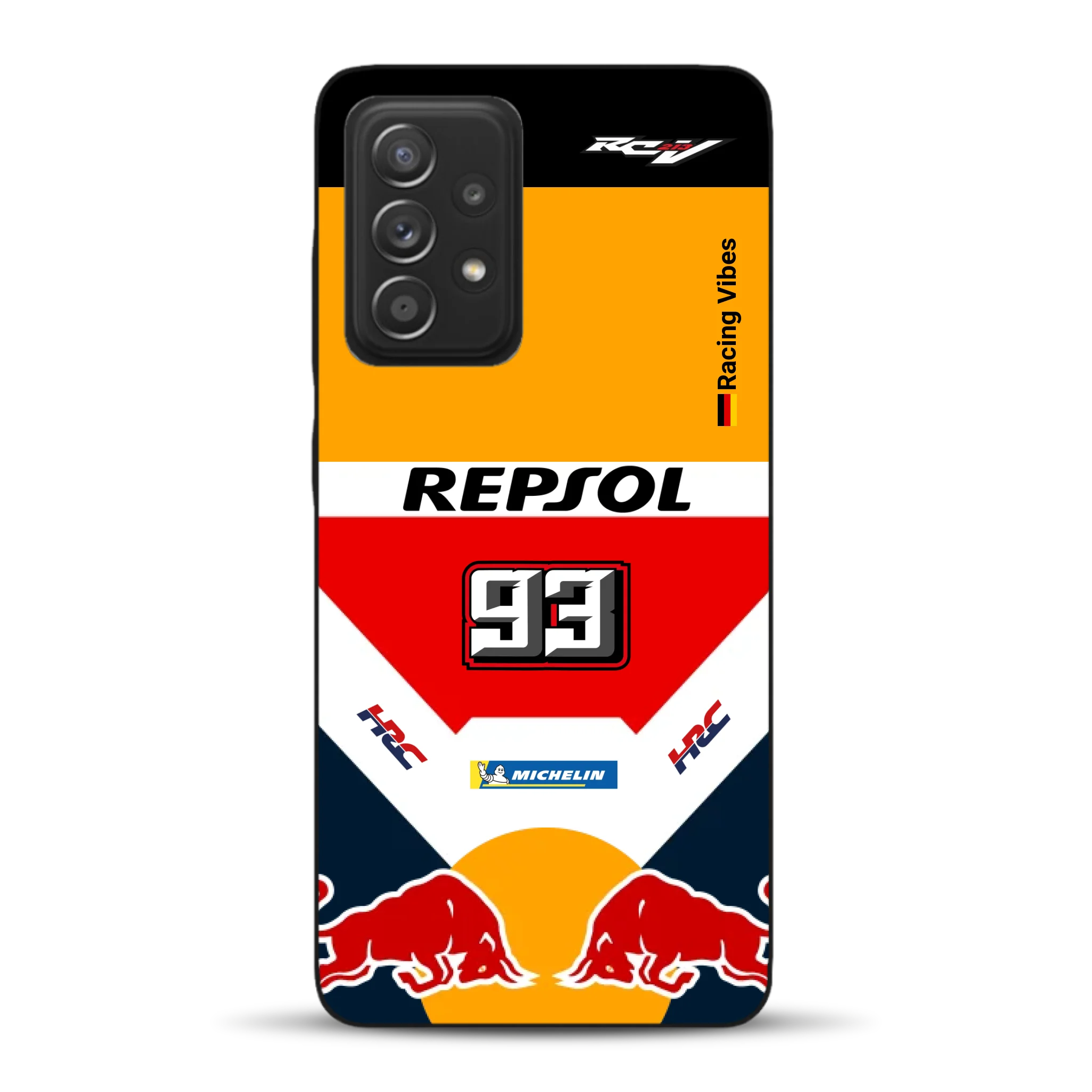 RC213V MotoGP Marc Márquez 2019 Champion Livery - Custodia per cellulare personalizzata per Samsung