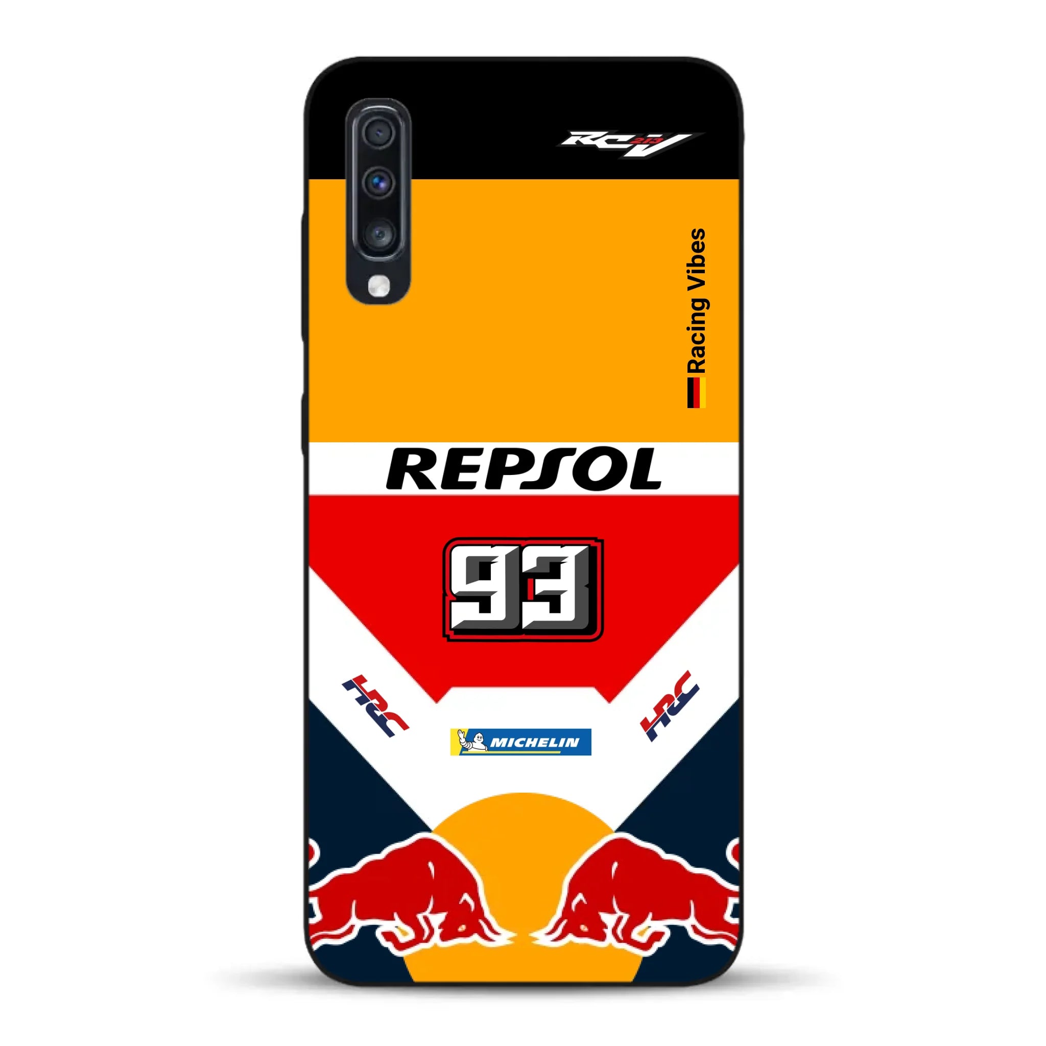 RC213V MotoGP Marc Márquez 2019 Champion Livery - Custodia per cellulare personalizzata per Samsung