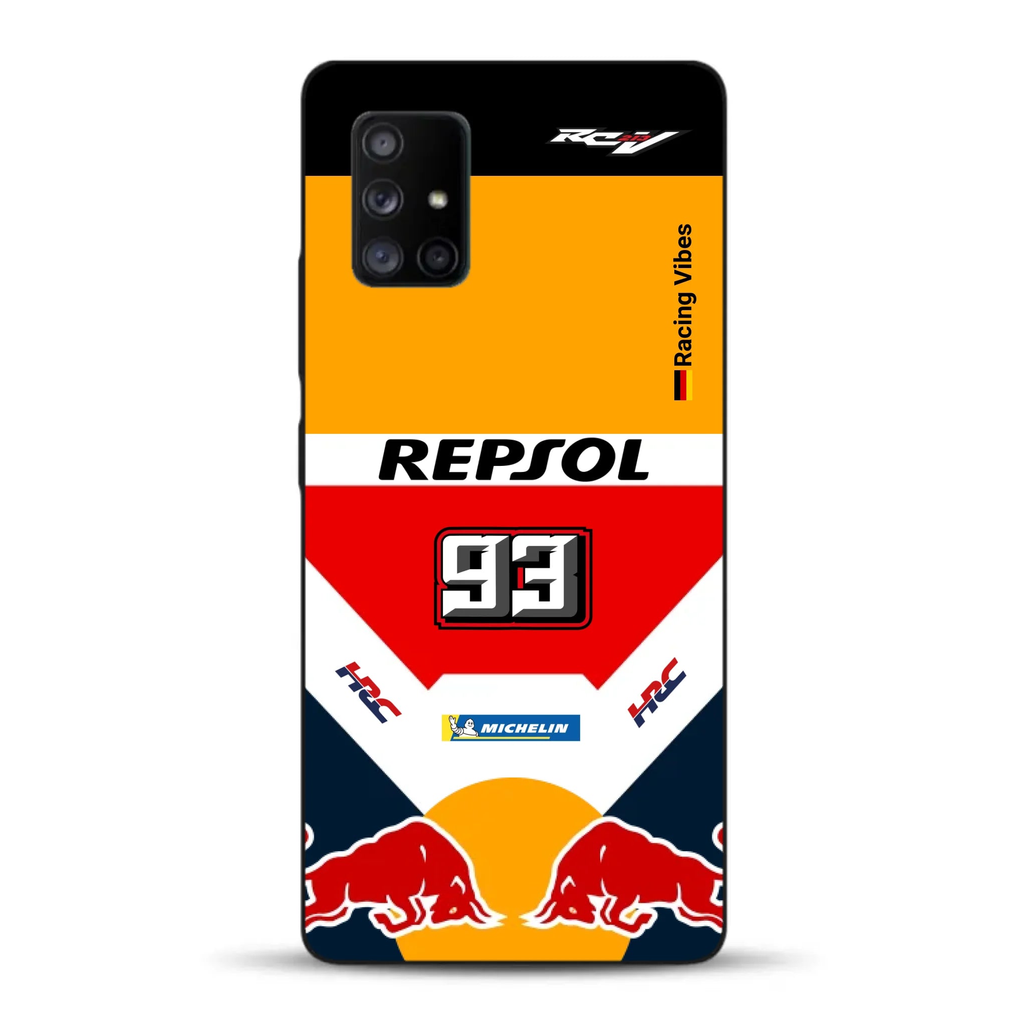 RC213V MotoGP Marc Márquez 2019 Champion Livery - Custodia per cellulare personalizzata per Samsung