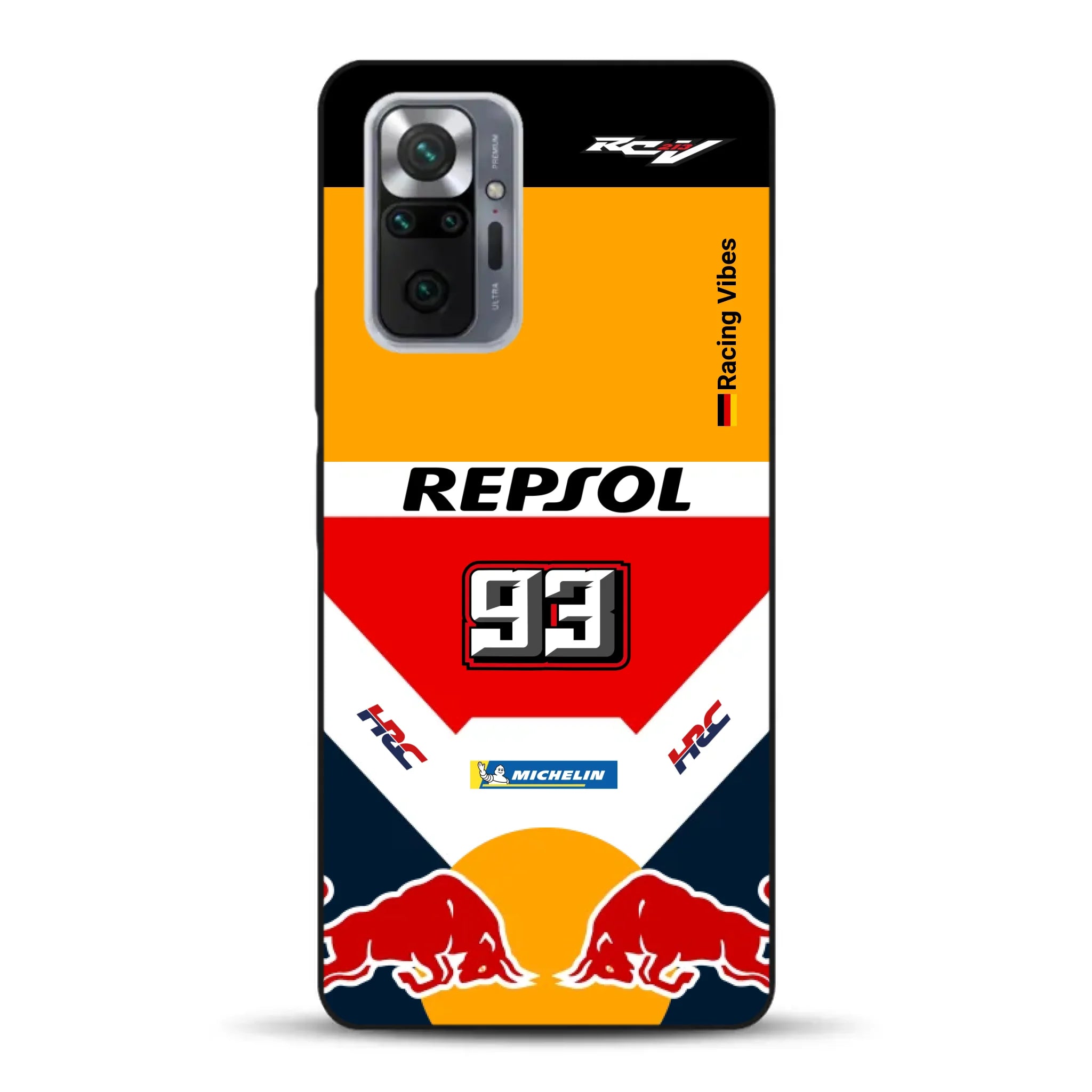 RC213V MotoGP Marc Márquez 2019 Champion Livery - Custodia per cellulare personalizzata per Xiaomi