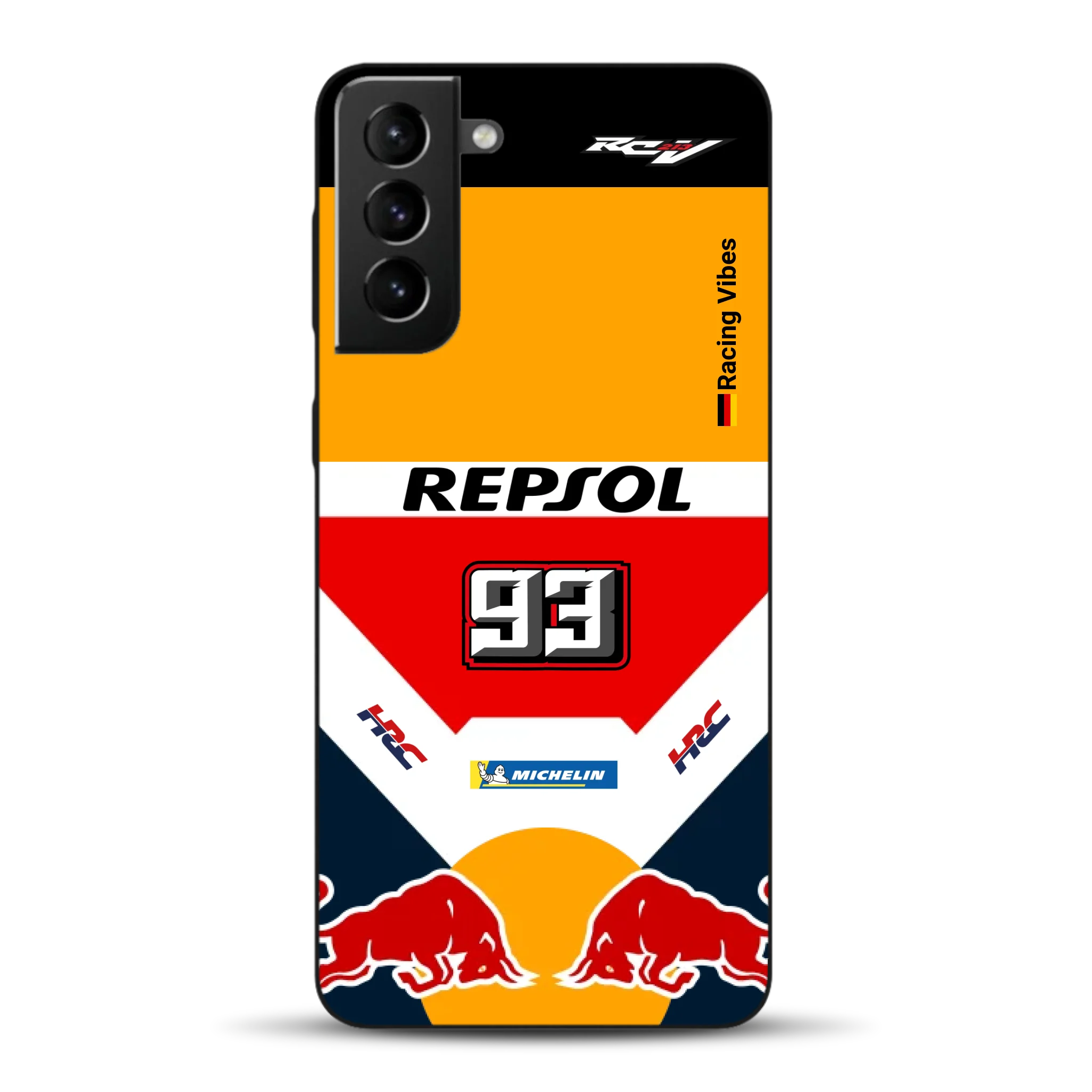 RC213V MotoGP Marc Márquez 2019 Champion Livery - Custodia per cellulare personalizzata per Samsung