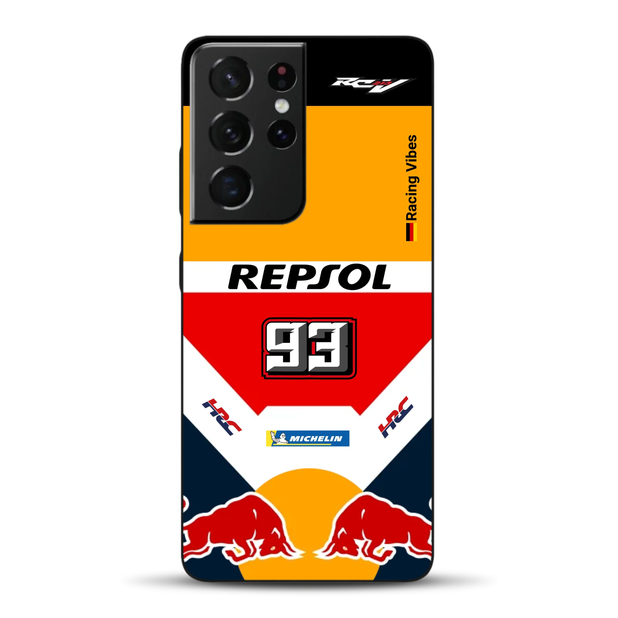 RC213V MotoGP Marc Márquez 2019 Champion Livery - Custodia per cellulare personalizzata per Samsung
