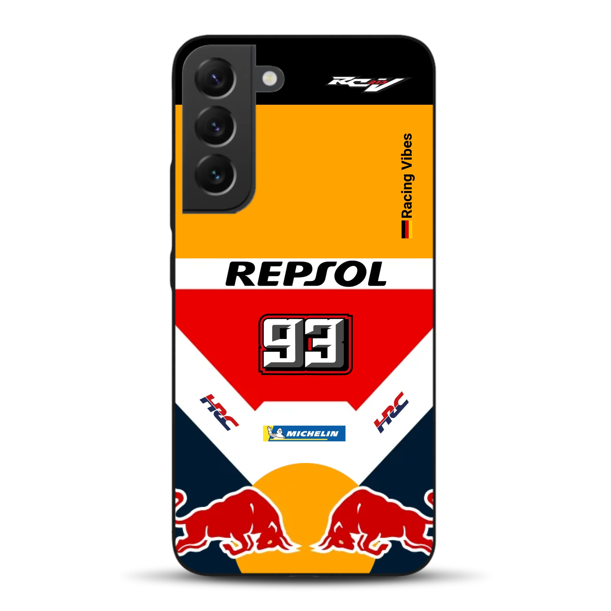 RC213V MotoGP Marc Márquez 2019 Champion Livery - Custodia per cellulare personalizzata per Samsung