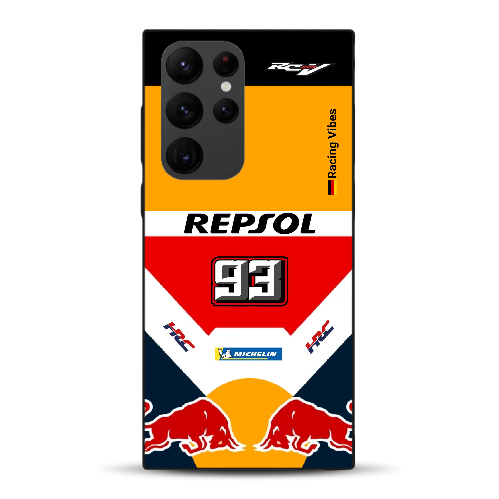 RC213V MotoGP Marc Márquez 2019 Champion Livery - Custodia per cellulare personalizzata per Samsung
