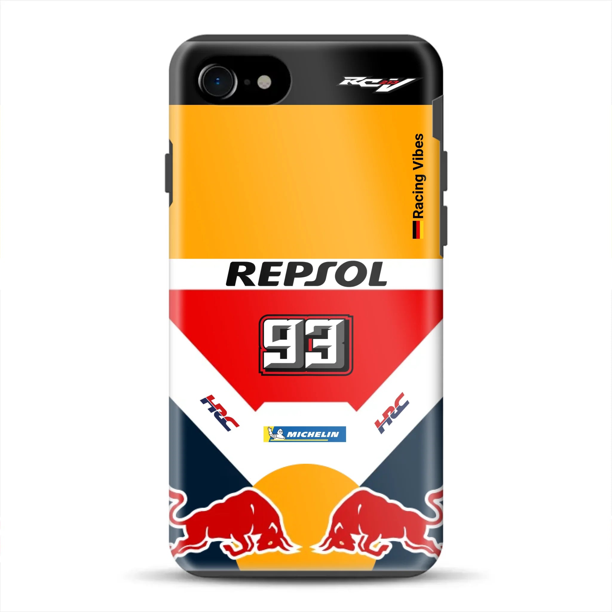 RC213V MotoGP Marc Márquez 2019 Champion Livery - Individuelle Premium Hülle für iPhone