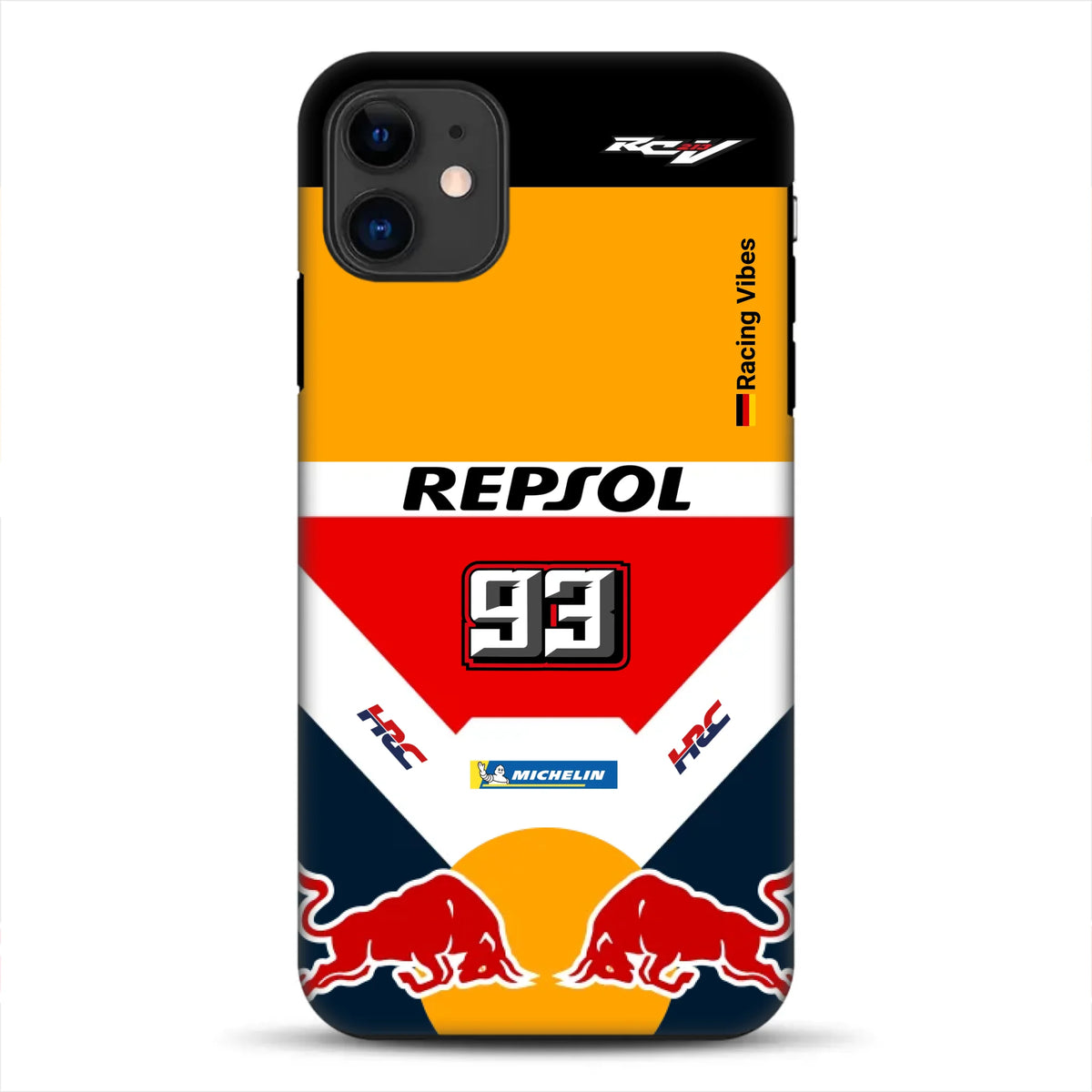 RC213V MotoGP Marc Márquez 2019 Champion Livery – Custom Premium Case for iPhone
