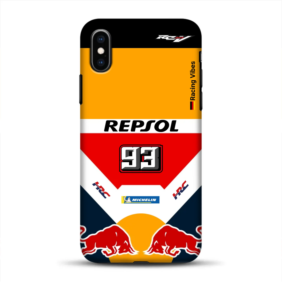 RC213V MotoGP Marc Márquez 2019 Champion Livery – Custom Premium Case for iPhone