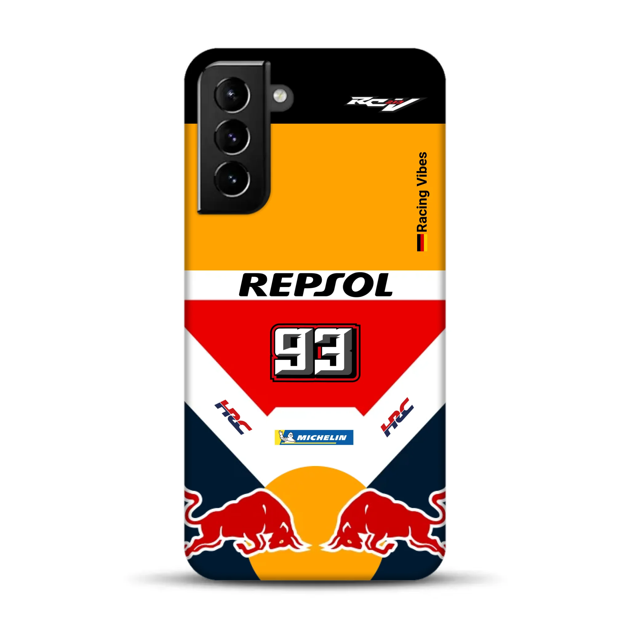 RC213V MotoGP Marc Márquez 2019 Champion Livery - Individuelle Premium Hülle für Samsung