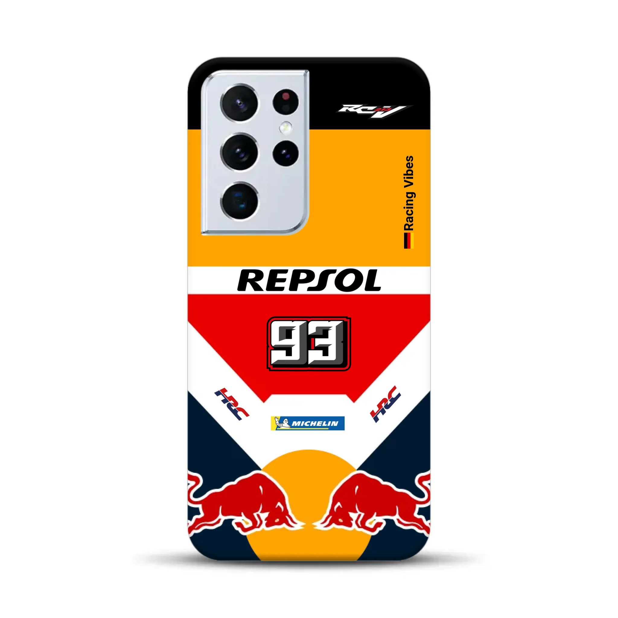 RC213V MotoGP Marc Márquez 2019 Champion Livery - Individuelle Premium Hülle für Samsung