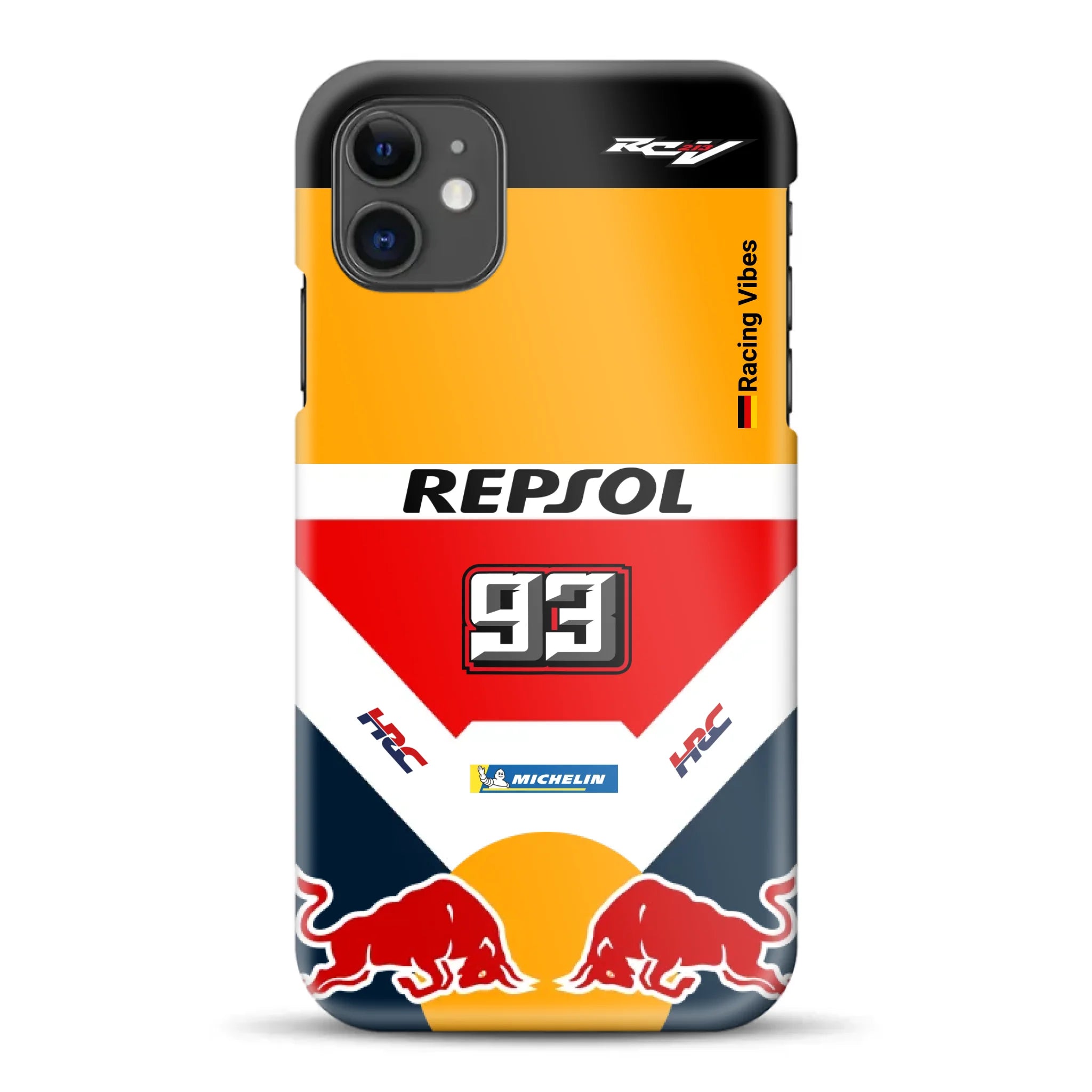 RC213V MotoGP Marc Márquez 2019 Champion Livery - Custodia rigida per iPhone