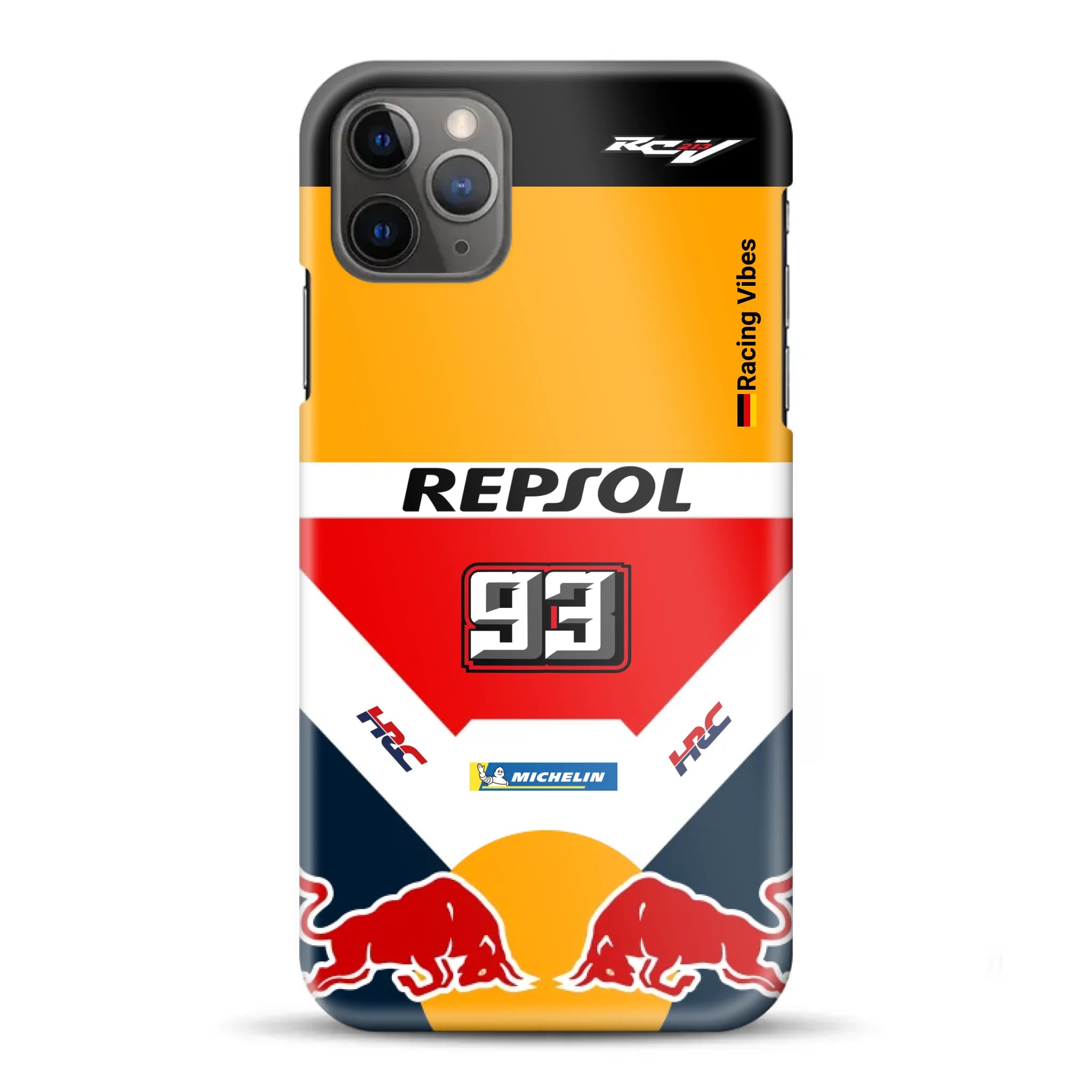 RC213V MotoGP Marc Márquez 2019 Champion Livery - Custodia rigida per iPhone