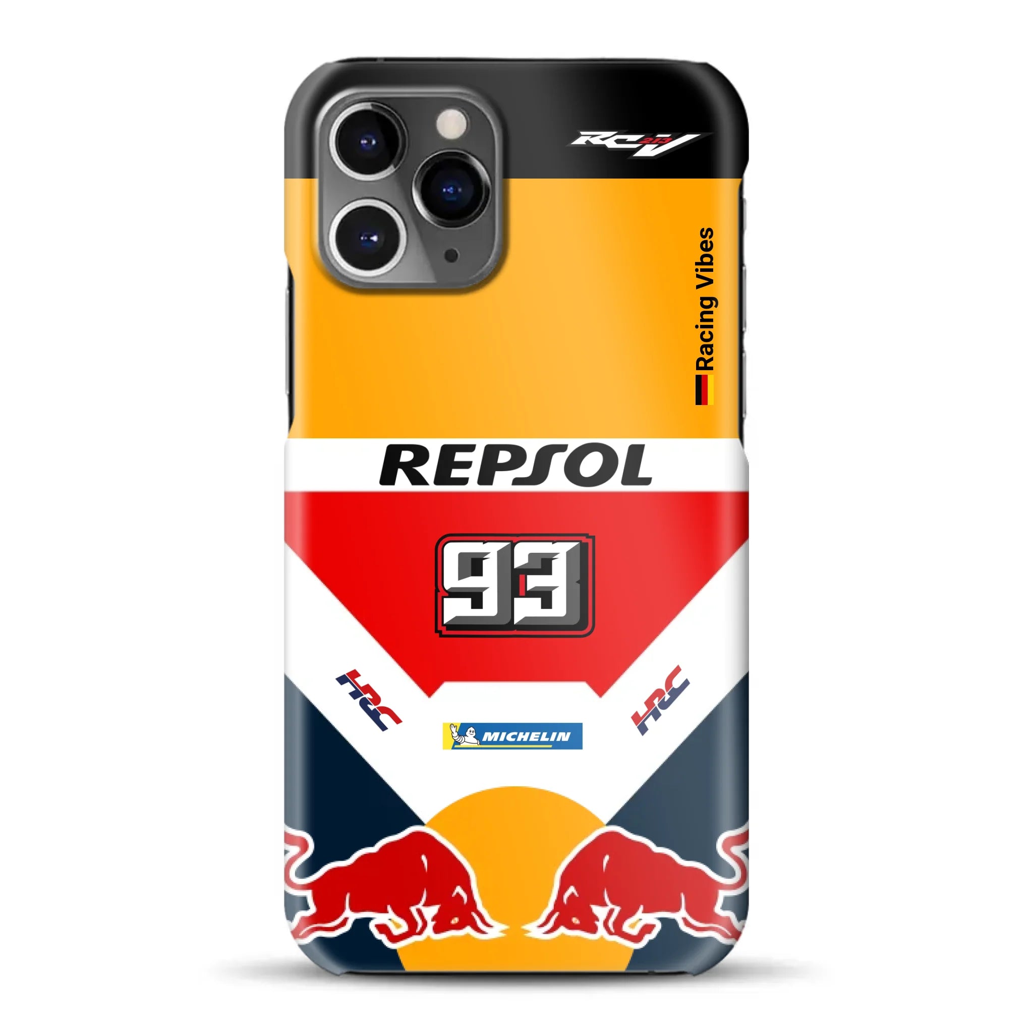 RC213V MotoGP Marc Márquez 2019 Champion Livery - Custodia rigida per iPhone