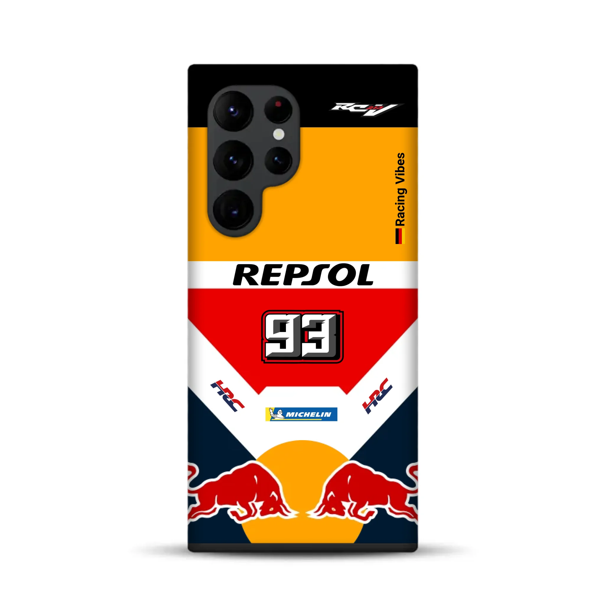 RC213V MotoGP Marc Márquez 2019 Champion Livery - Individuelle Premium Hülle für Samsung