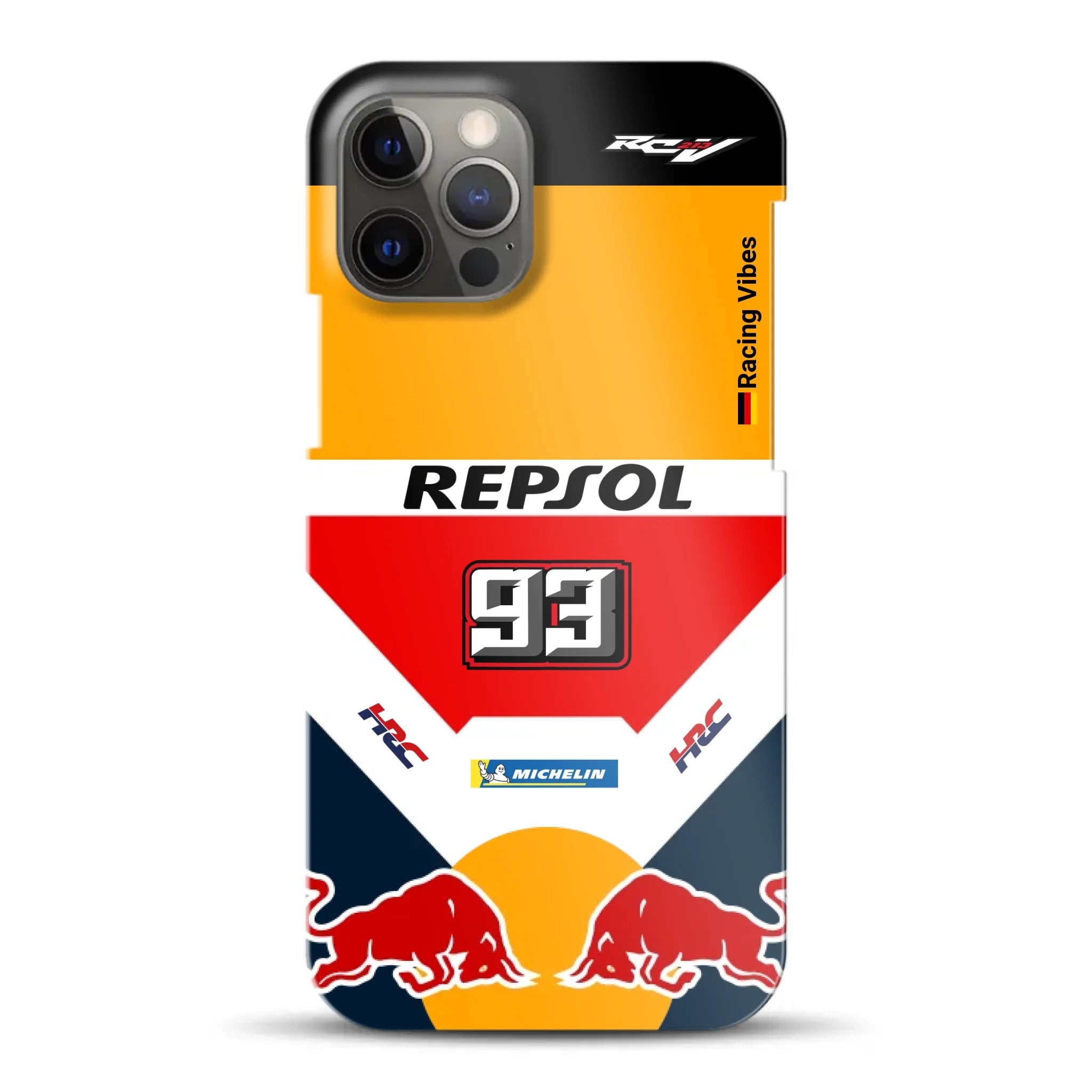 RC213V MotoGP Marc Márquez 2019 Champion Livery - Custodia rigida per iPhone