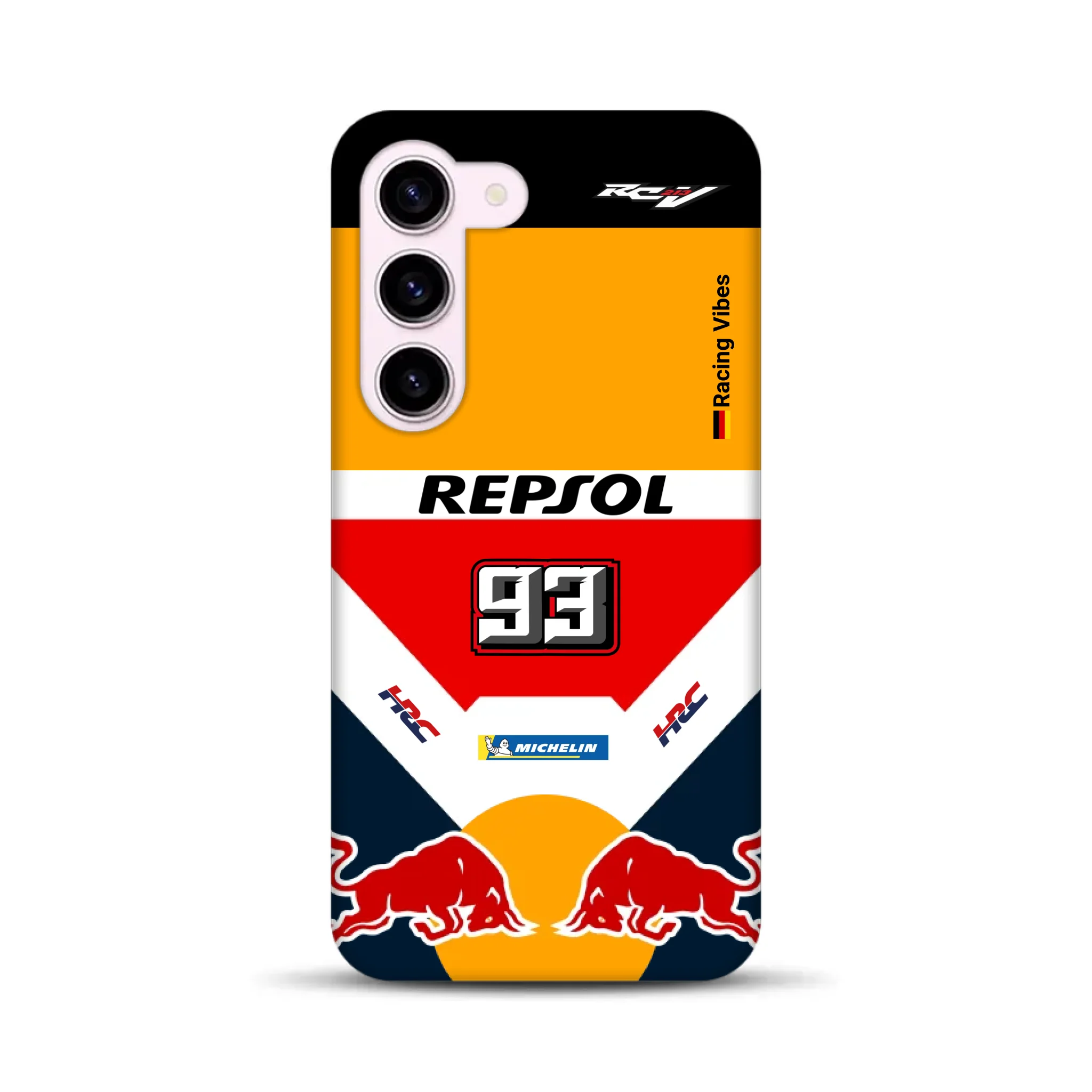 RC213V MotoGP Marc Márquez 2019 Champion Livery - Individuelle Premium Hülle für Samsung