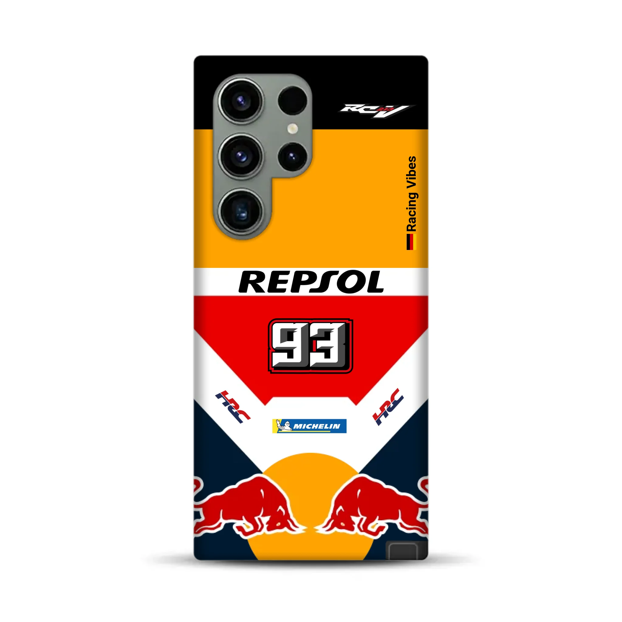 RC213V MotoGP Marc Márquez 2019 Champion Livery - Individuelle Premium Hülle für Samsung