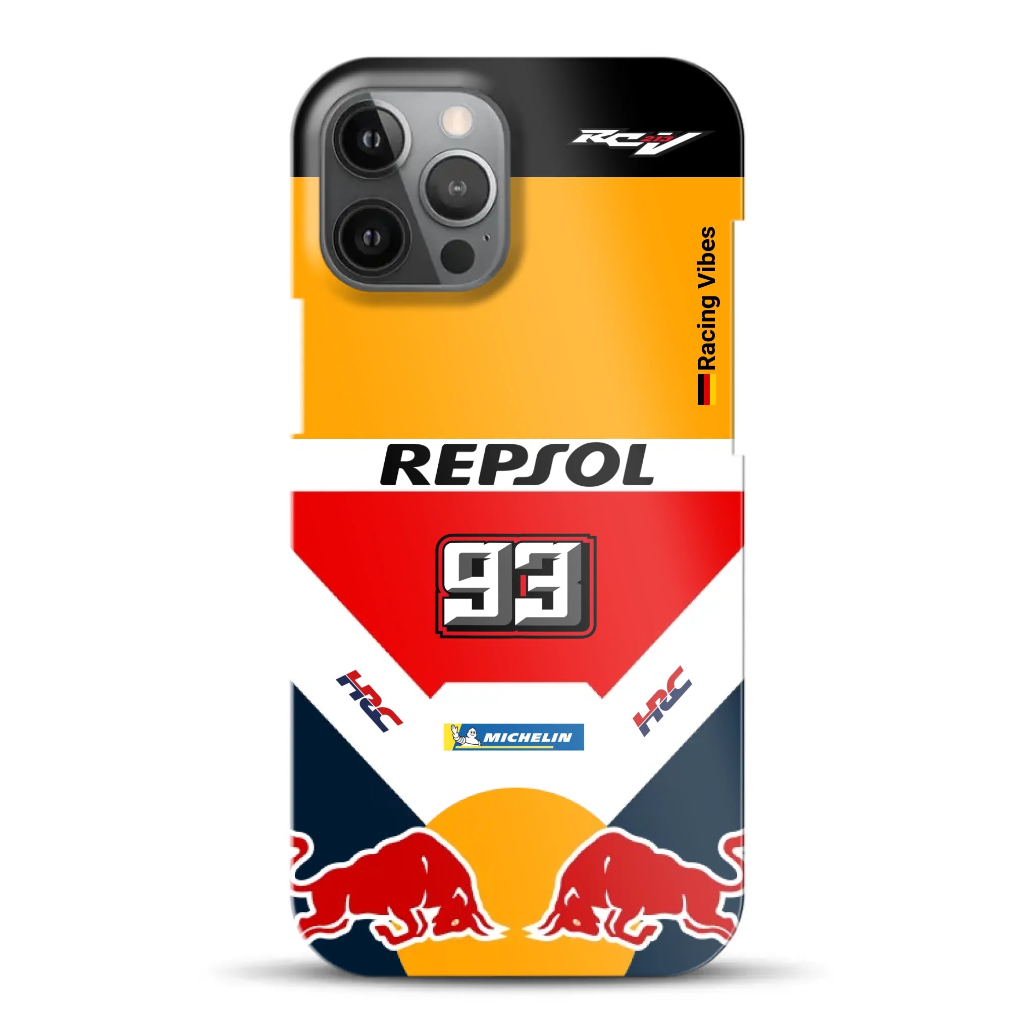 RC213V MotoGP Marc Márquez 2019 Champion Livery - Custodia rigida per iPhone