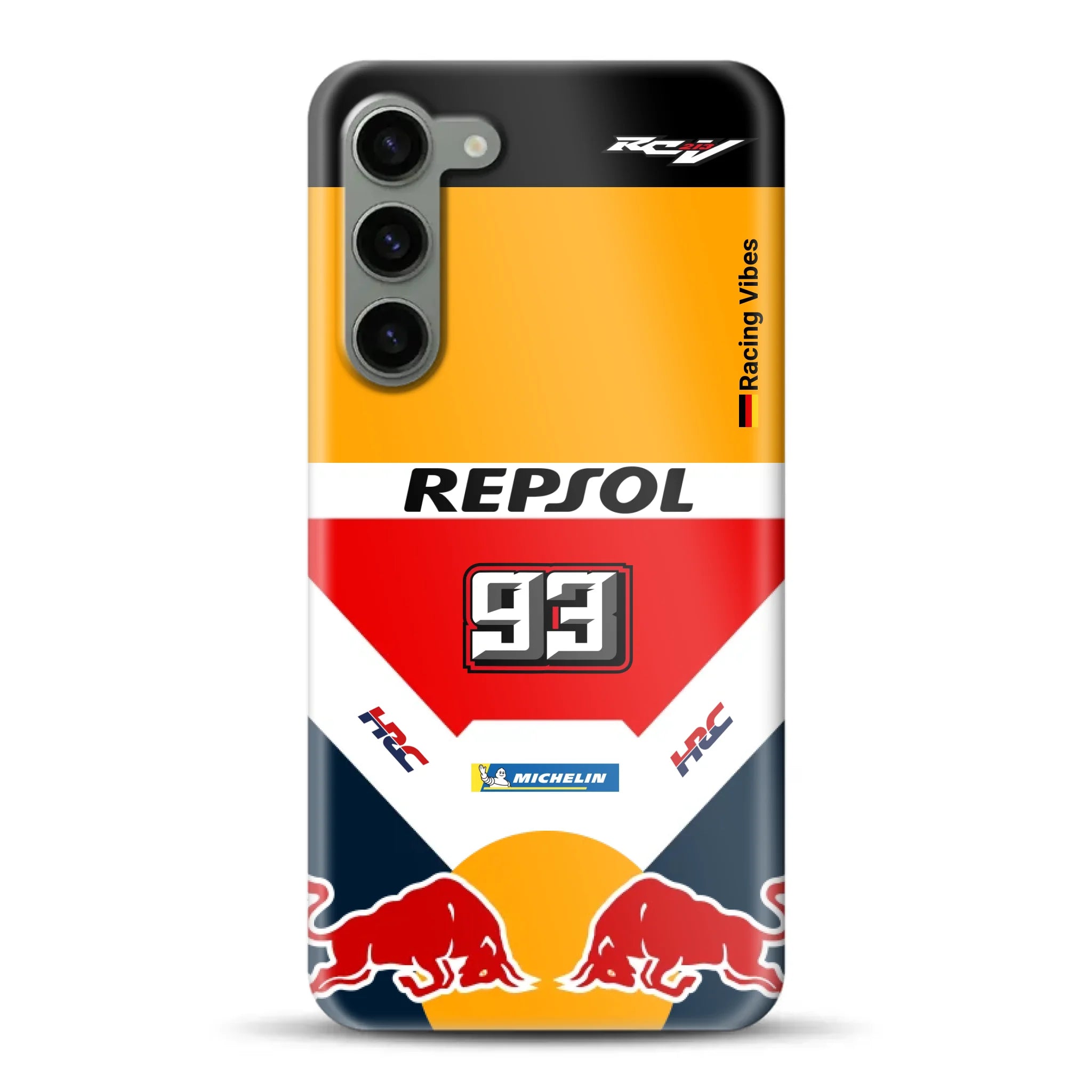 RC213V MotoGP Marc Márquez 2019 Champion Livery - Individuelle Hardcase Hülle für Samsung