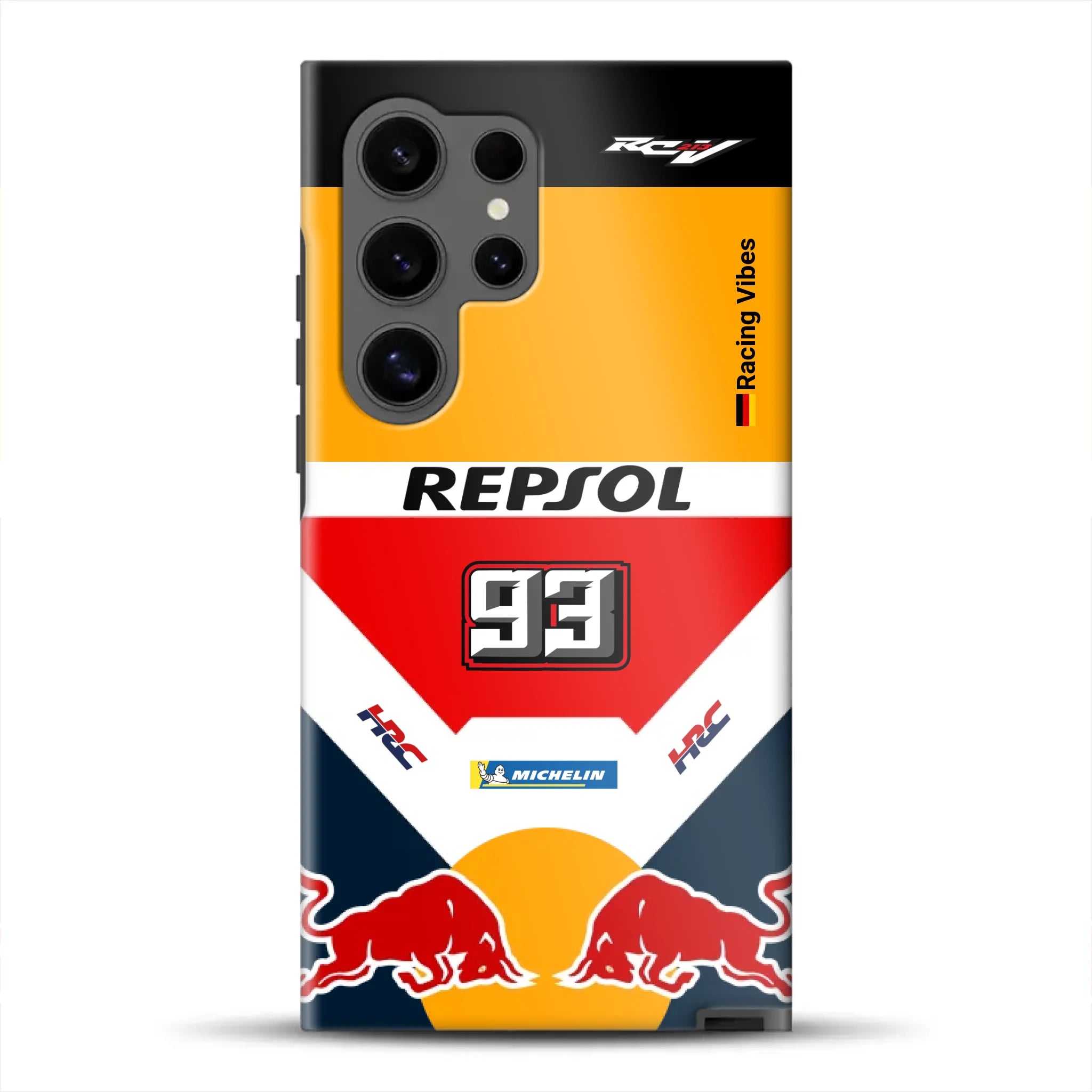 RC213V MotoGP Marc Márquez 2019 Champion Livery - Individuelle Premium Hülle für Samsung